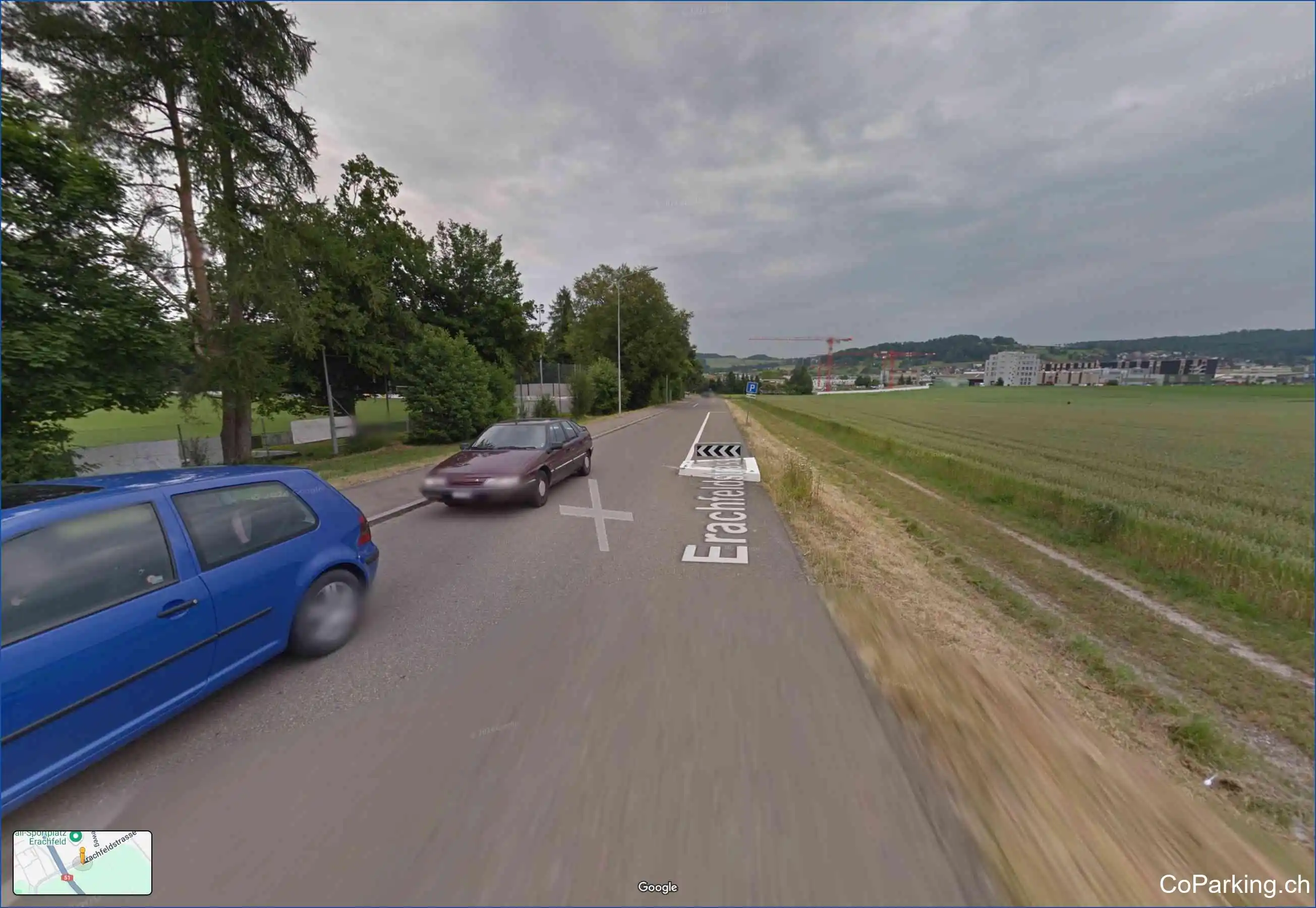 Parking Clubhaus FC Bülach, Erachfeldstrasse, Bülach, 8180