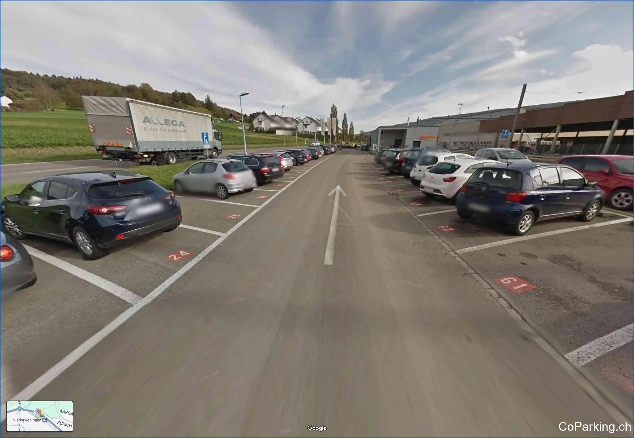 Parking SBB P+Rail, Wehntalerstrasse, Niederweningen, 8166
