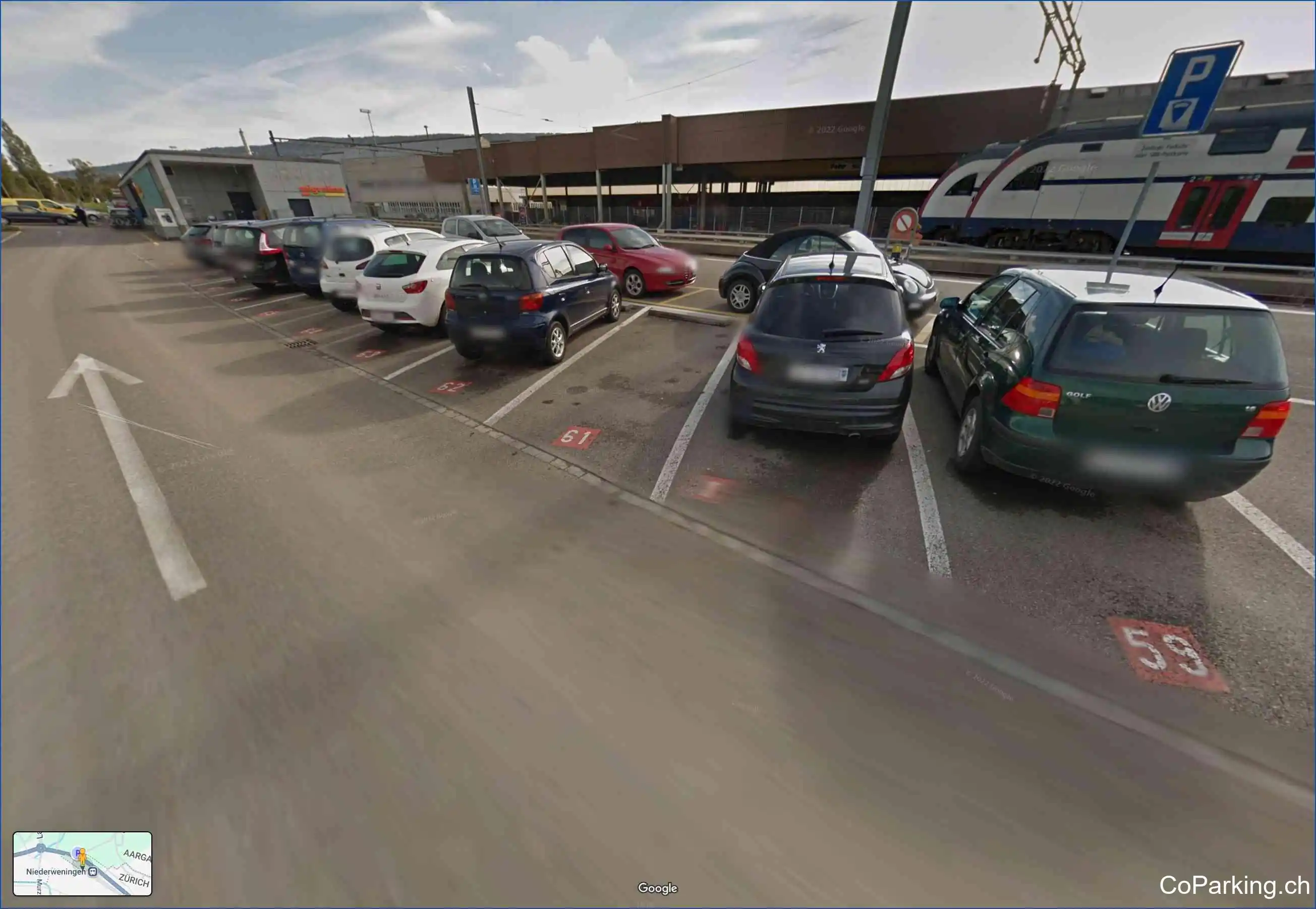 Parking SBB P+Rail, Wehntalerstrasse, Niederweningen, 8166