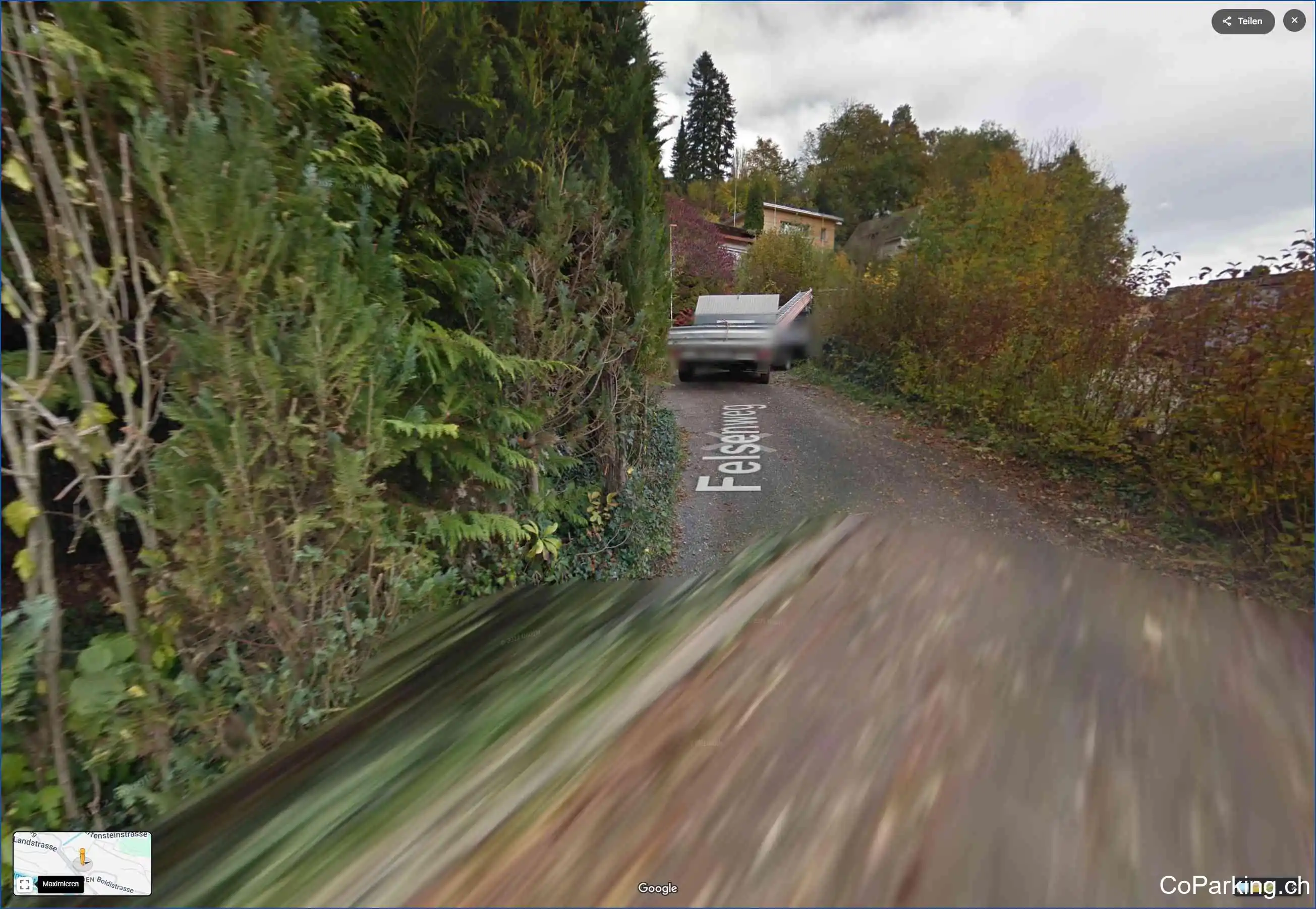 Parking Felsenweg, Felsenweg, Obersiggenthal, 5415