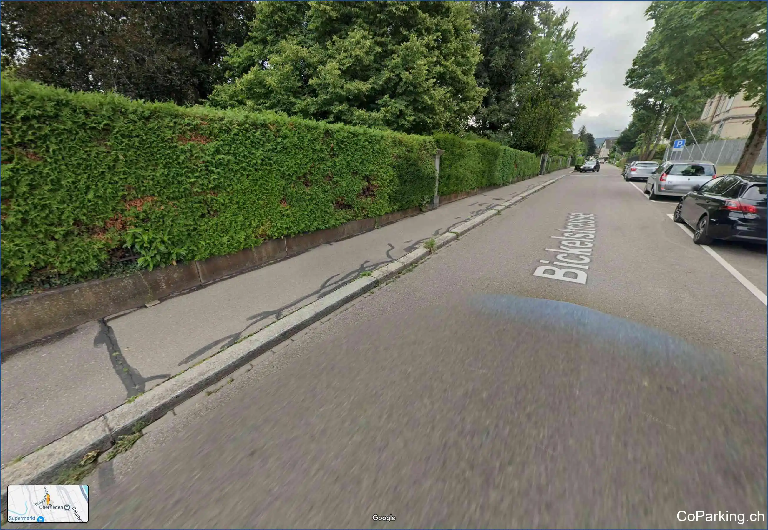 Parking Sportplatz, Bickelstrasse, Oberrieden, 8942