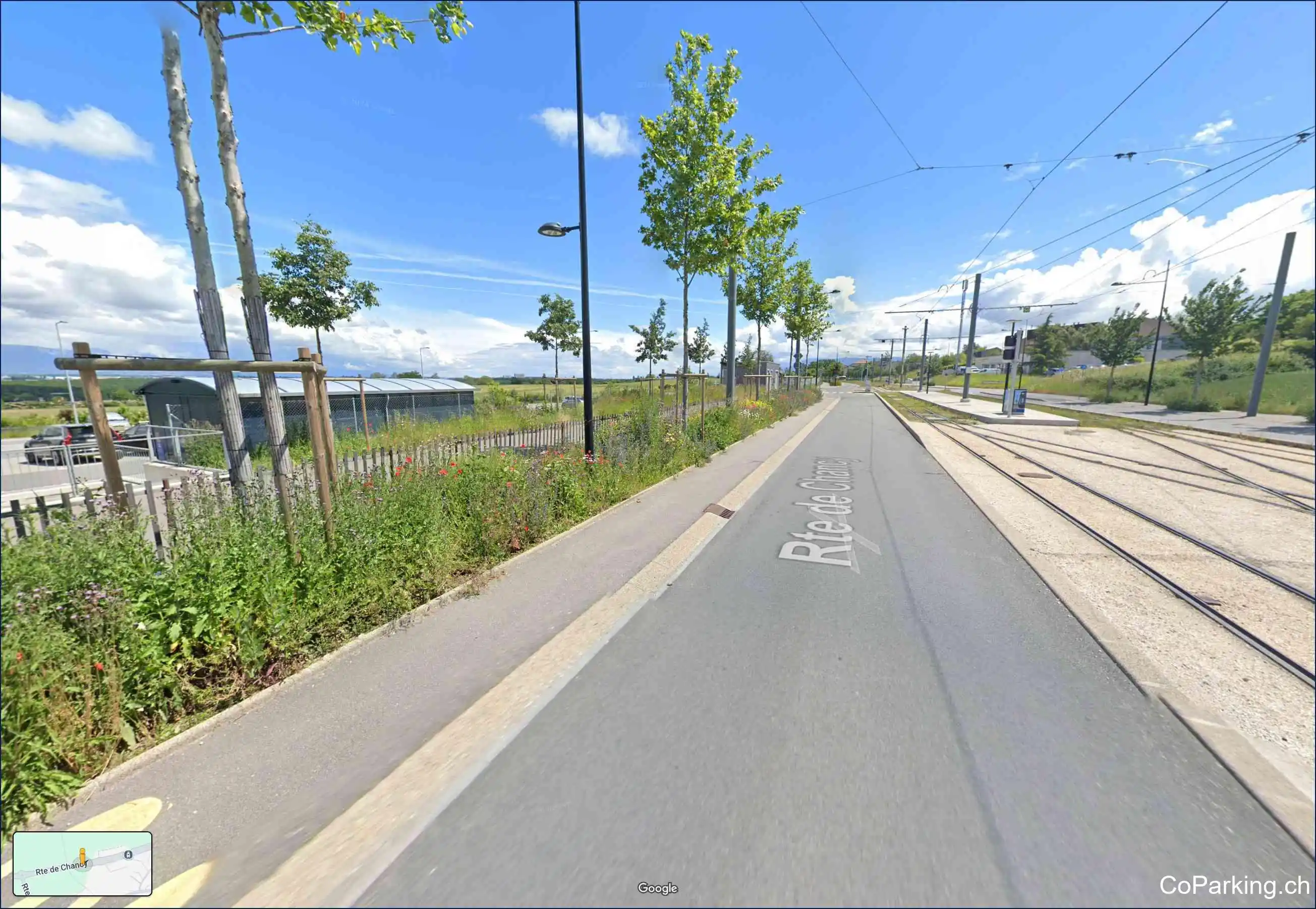 Parking P+Rail Vailly, Route de Chancy, Bernex, 1233