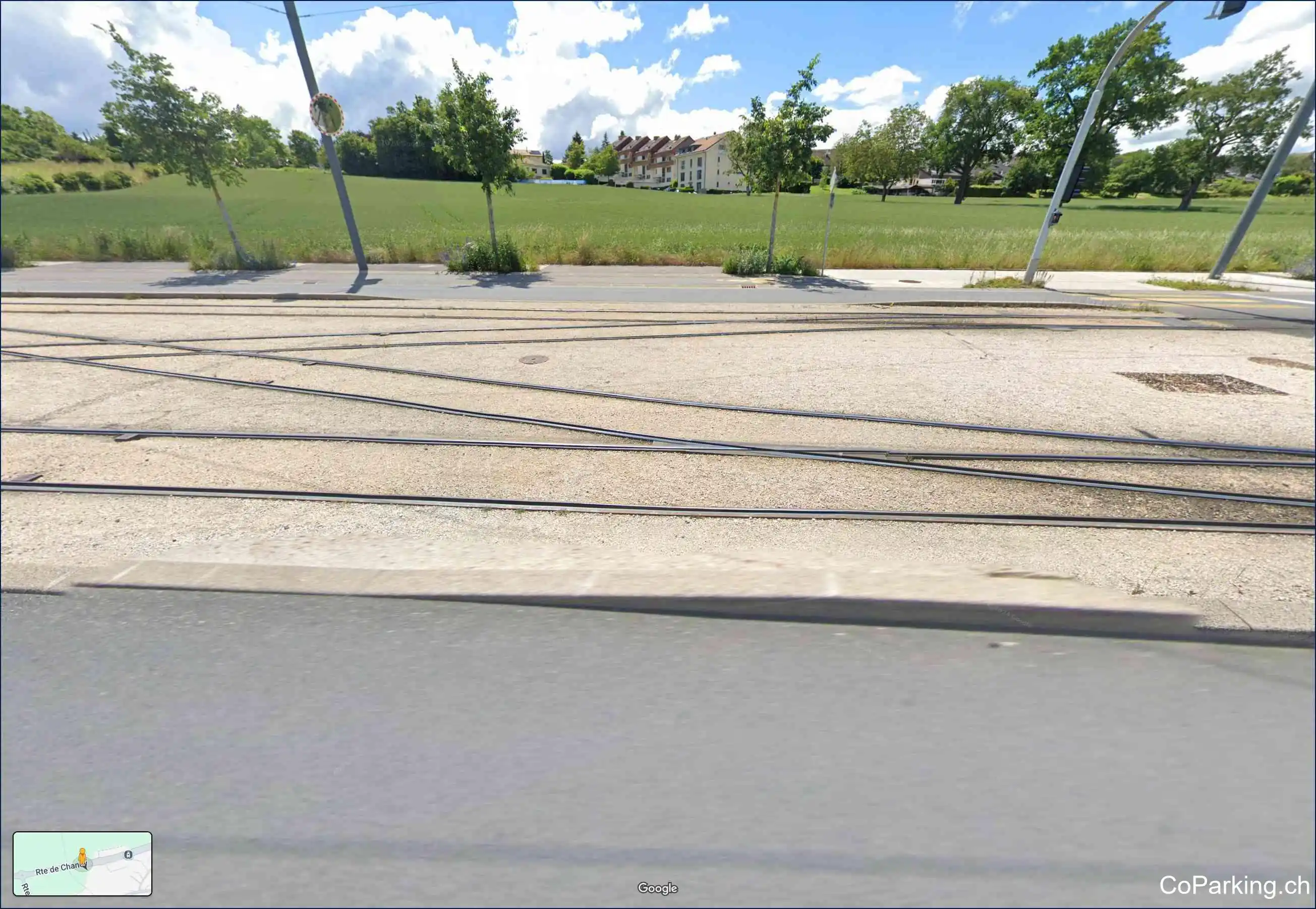 Parking P+Rail Vailly, Route de Chancy, Bernex, 1233
