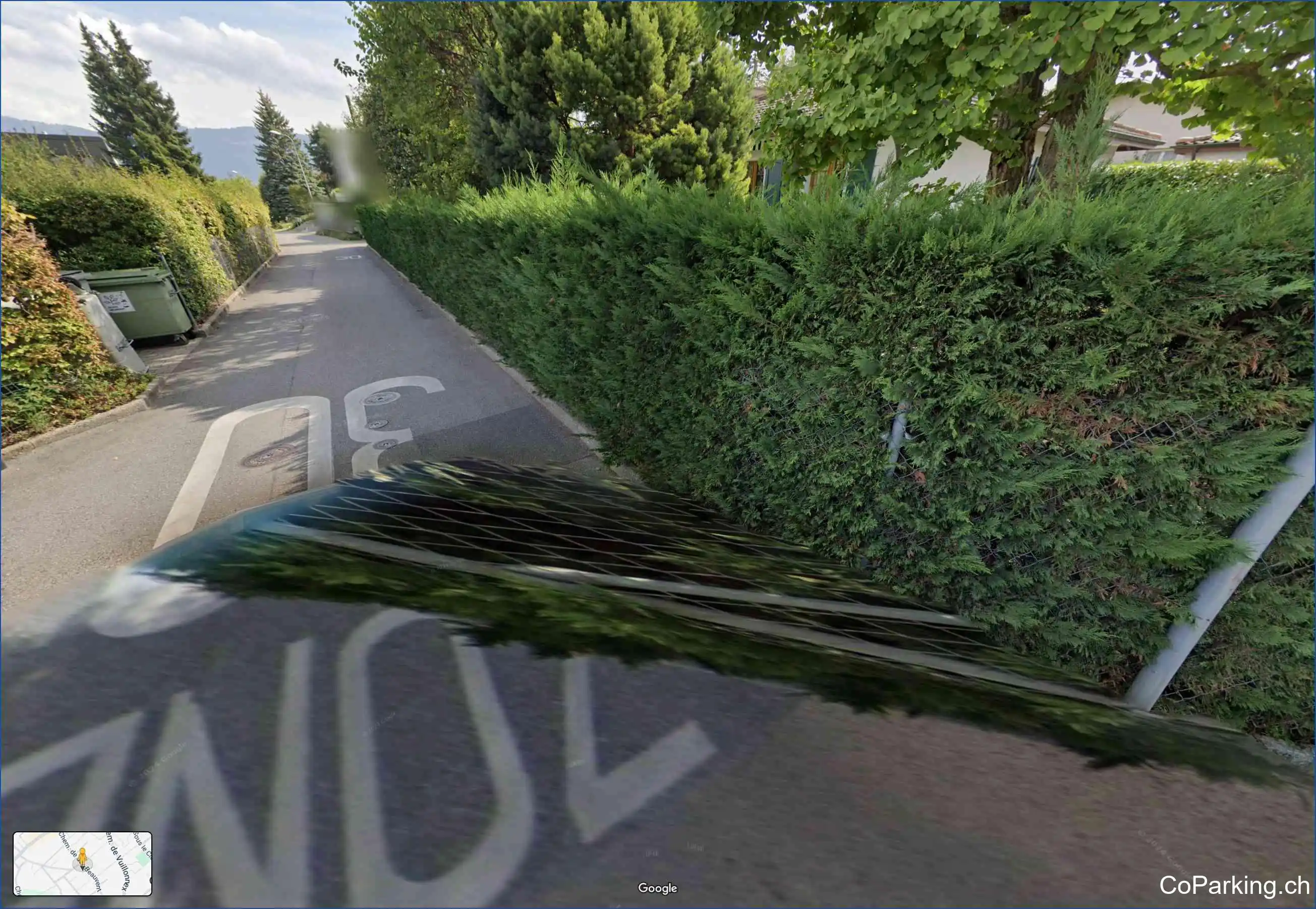 Parking Chemin de la Chapelle, Chemin de la Chapelle, Bernex, 1232