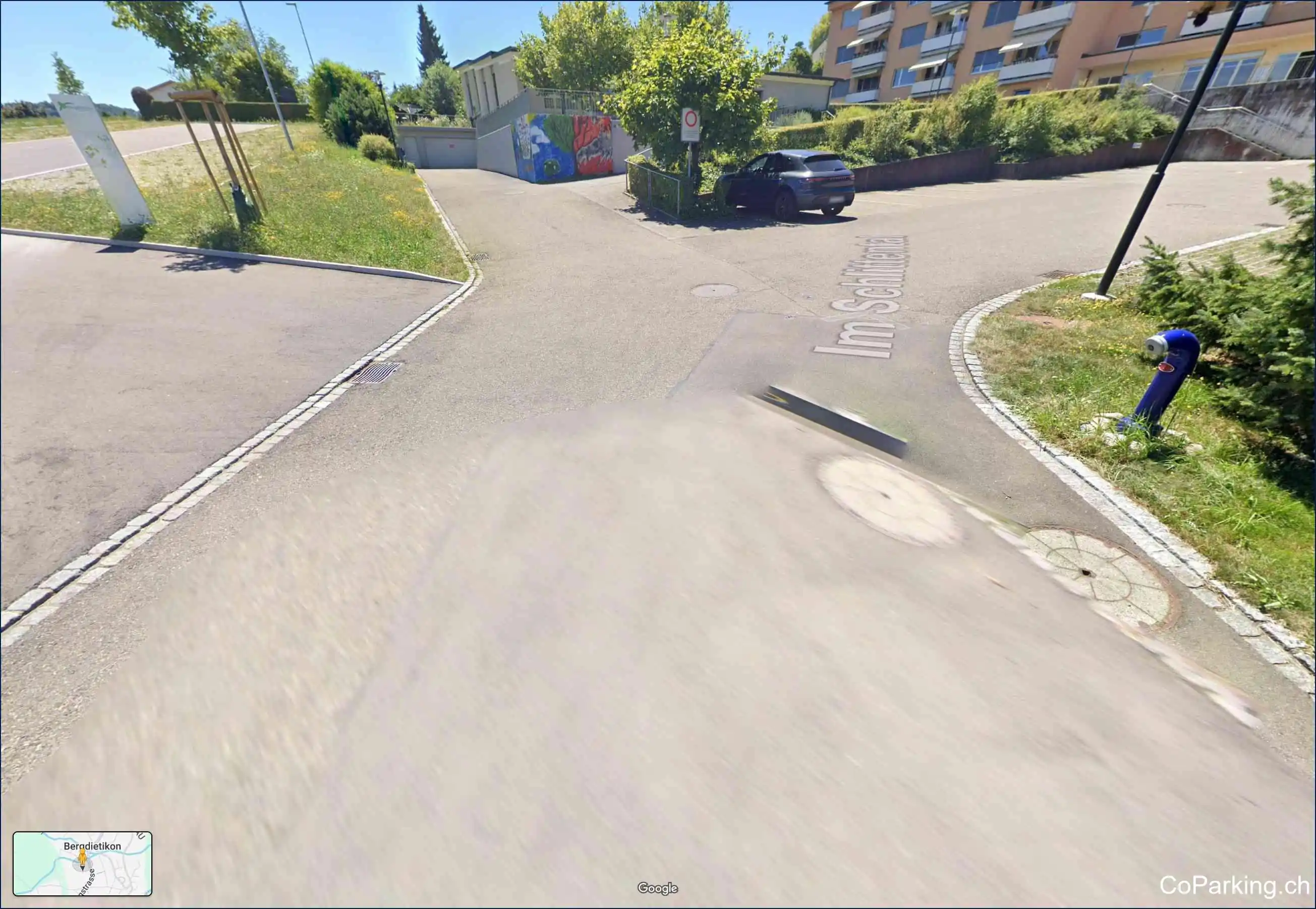 Parking Pfarreizentrum Bergli, Im Schlittental, Bergdietikon, 8962