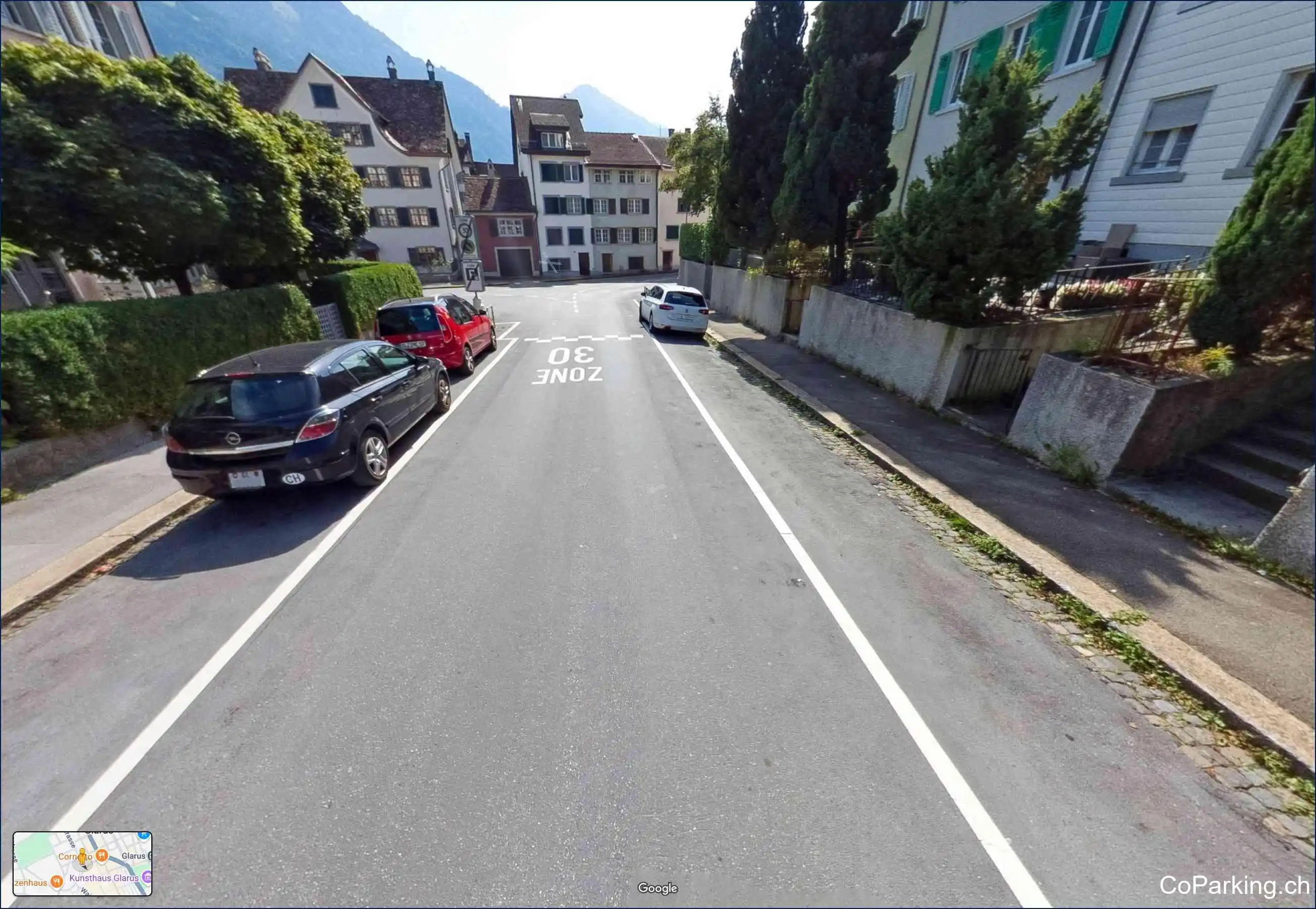 Parking Sandstr., Sandstrasse, Glarus, 8750