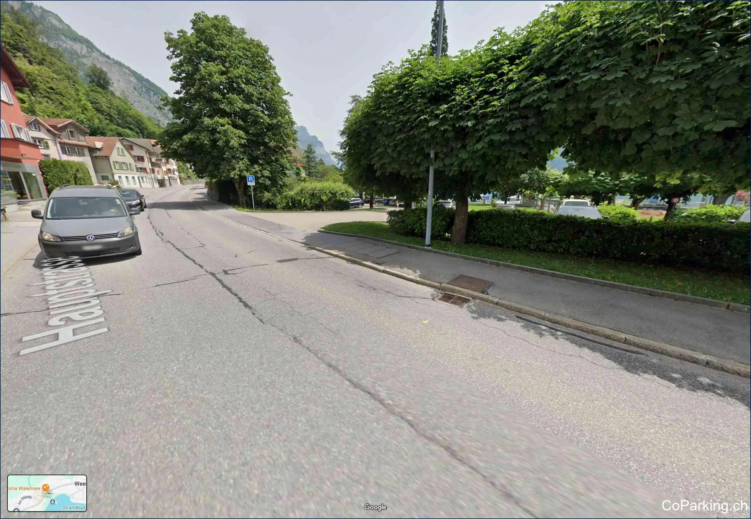 Parking Hauptstr., Hauptstrasse, Weesen, 8872