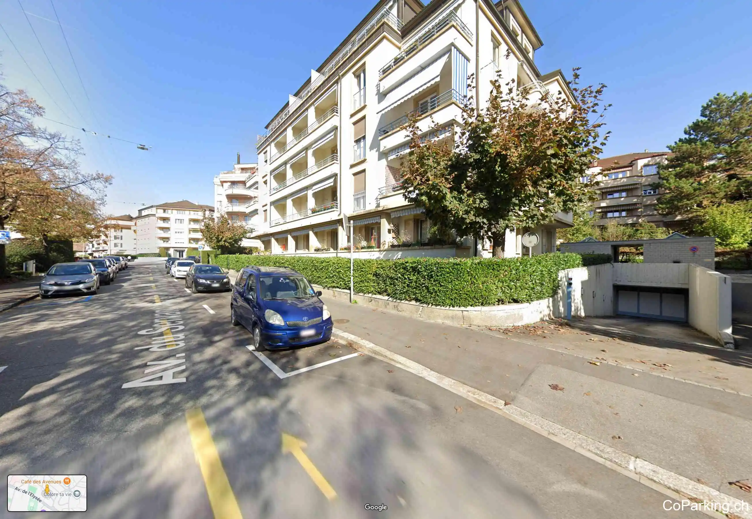 Parking Patinoire et Piscine