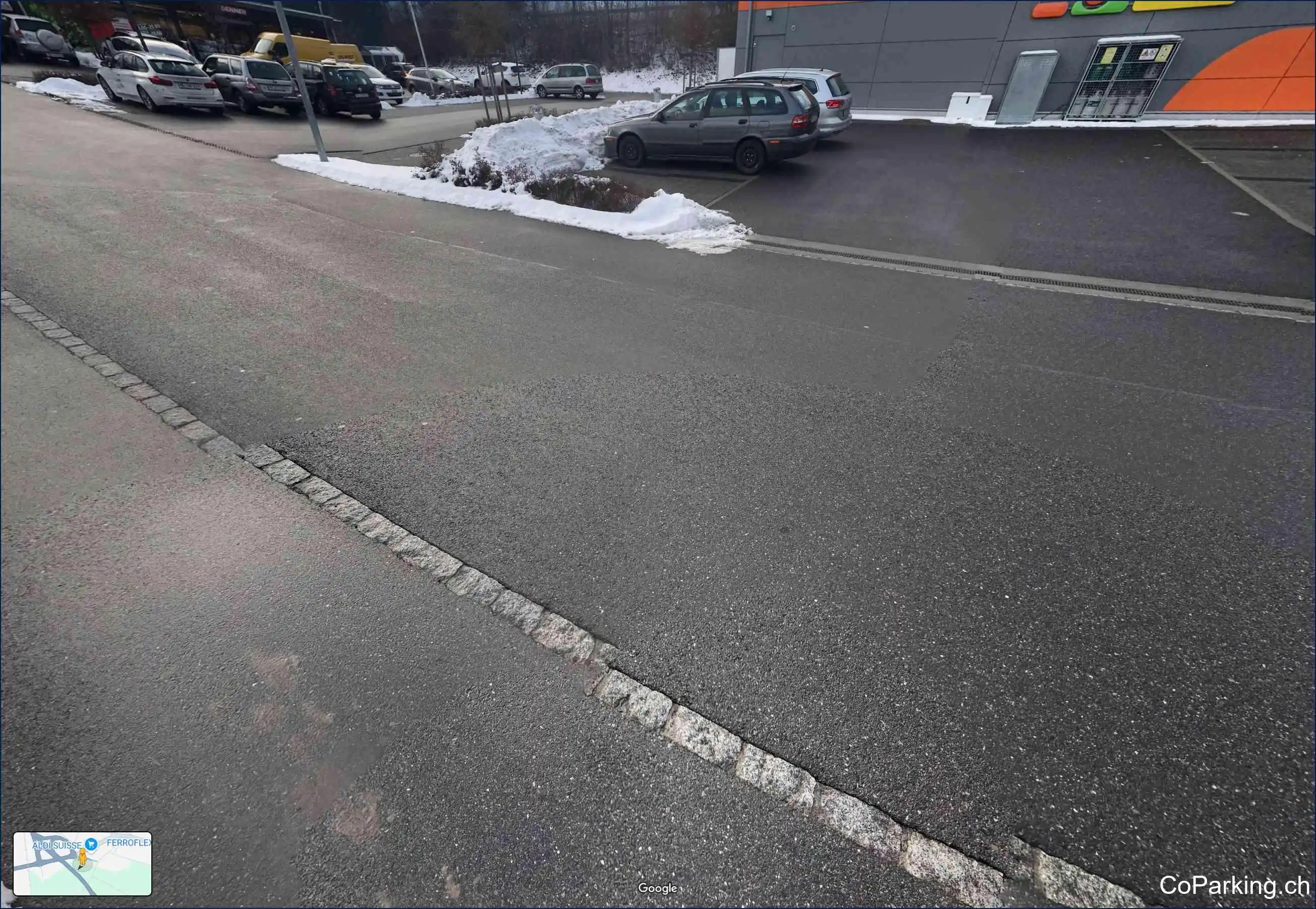 Parking Migrol, Aldi-Kreisel, Interlaken, 3800