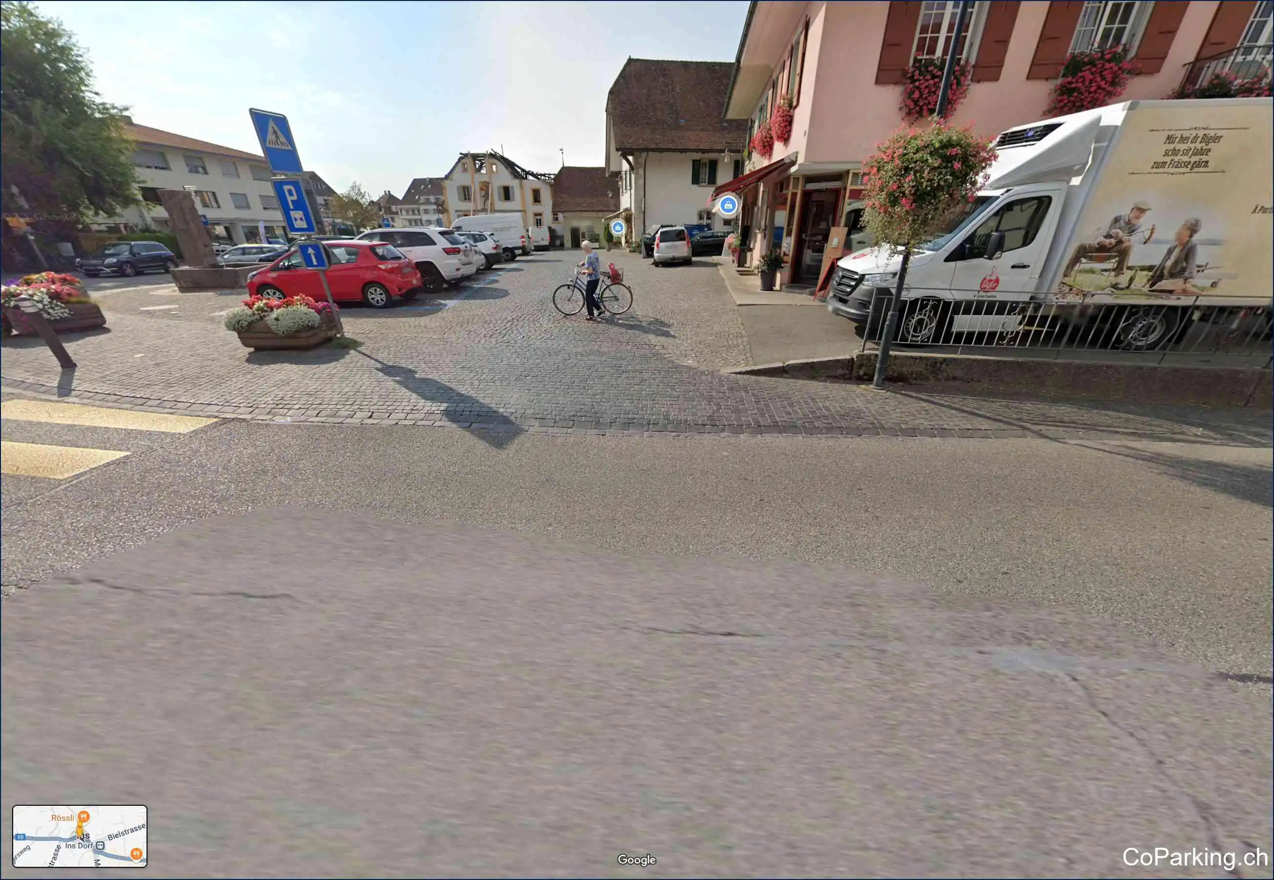 Parking Dorfstr., Dorfstrasse, Ins, 3232