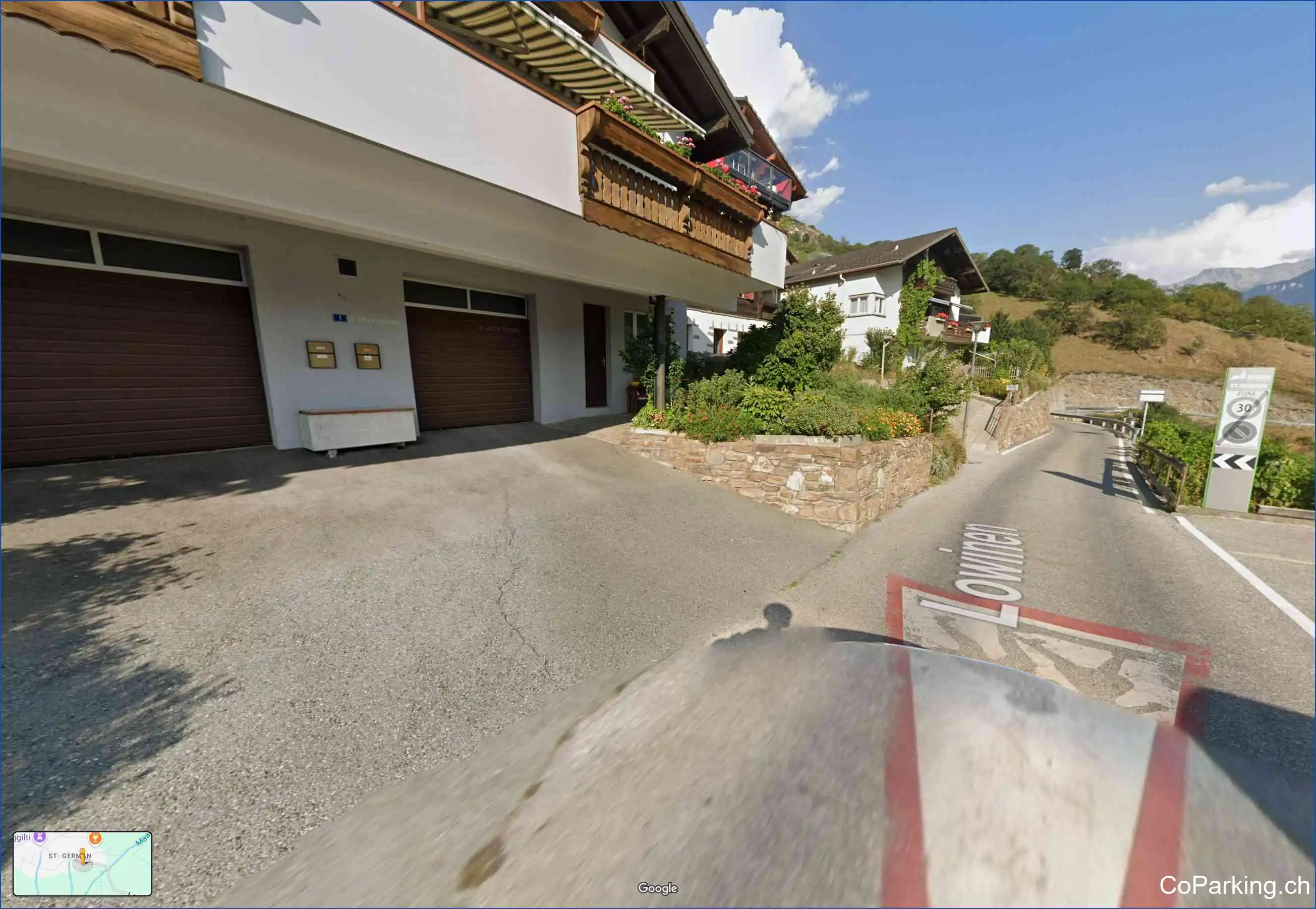 Parking Dorfplatz, St. Germanerstrasse, St. German, 3942