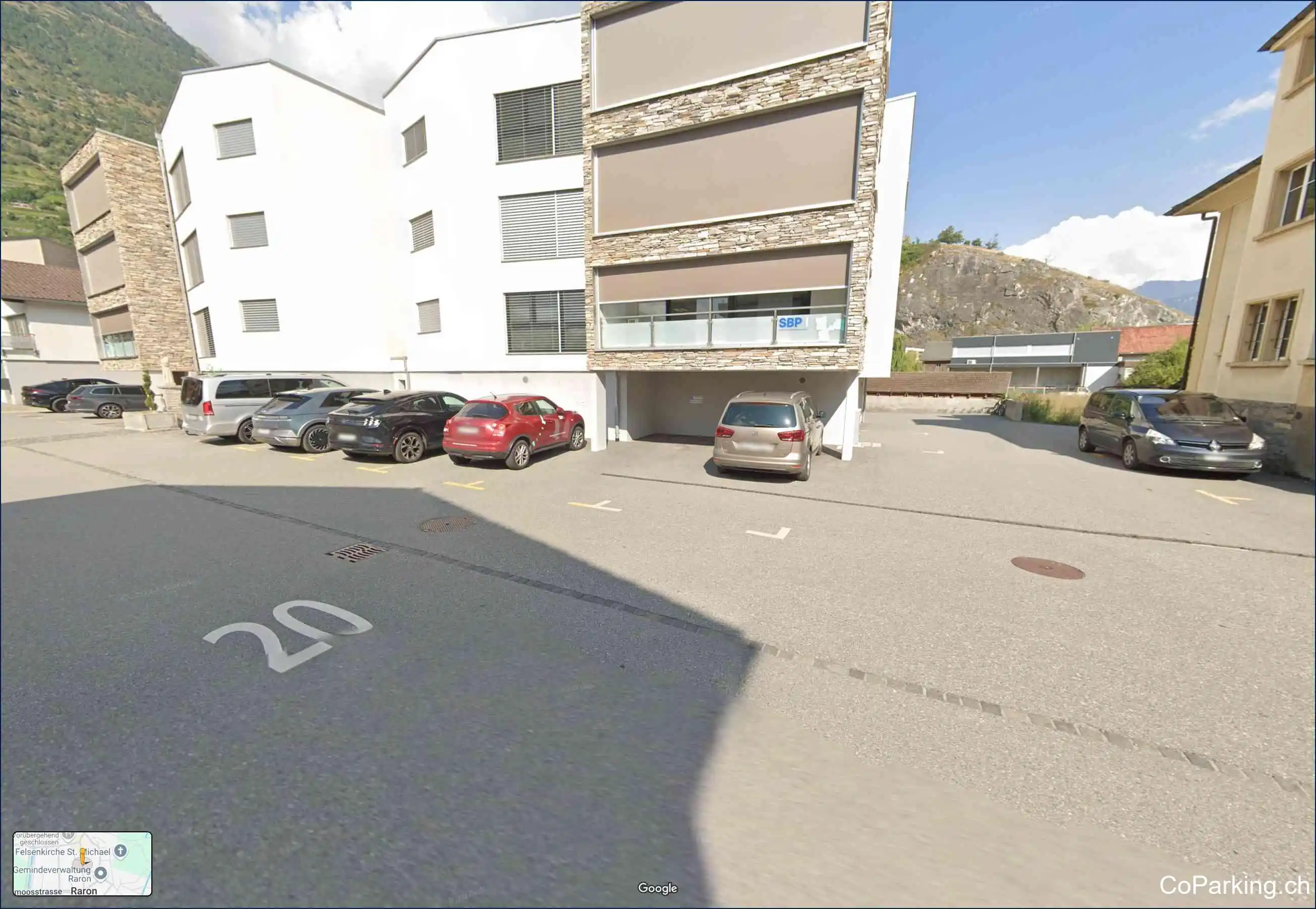 Parking Bahnhofstr., Bahnhofstrasse, Raron, 3942