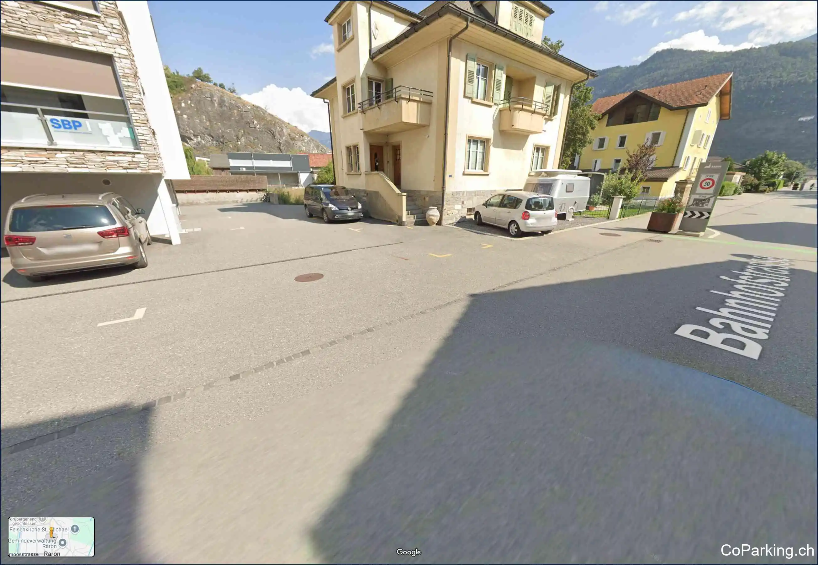 Parking Bahnhofstr., Bahnhofstrasse, Raron, 3942