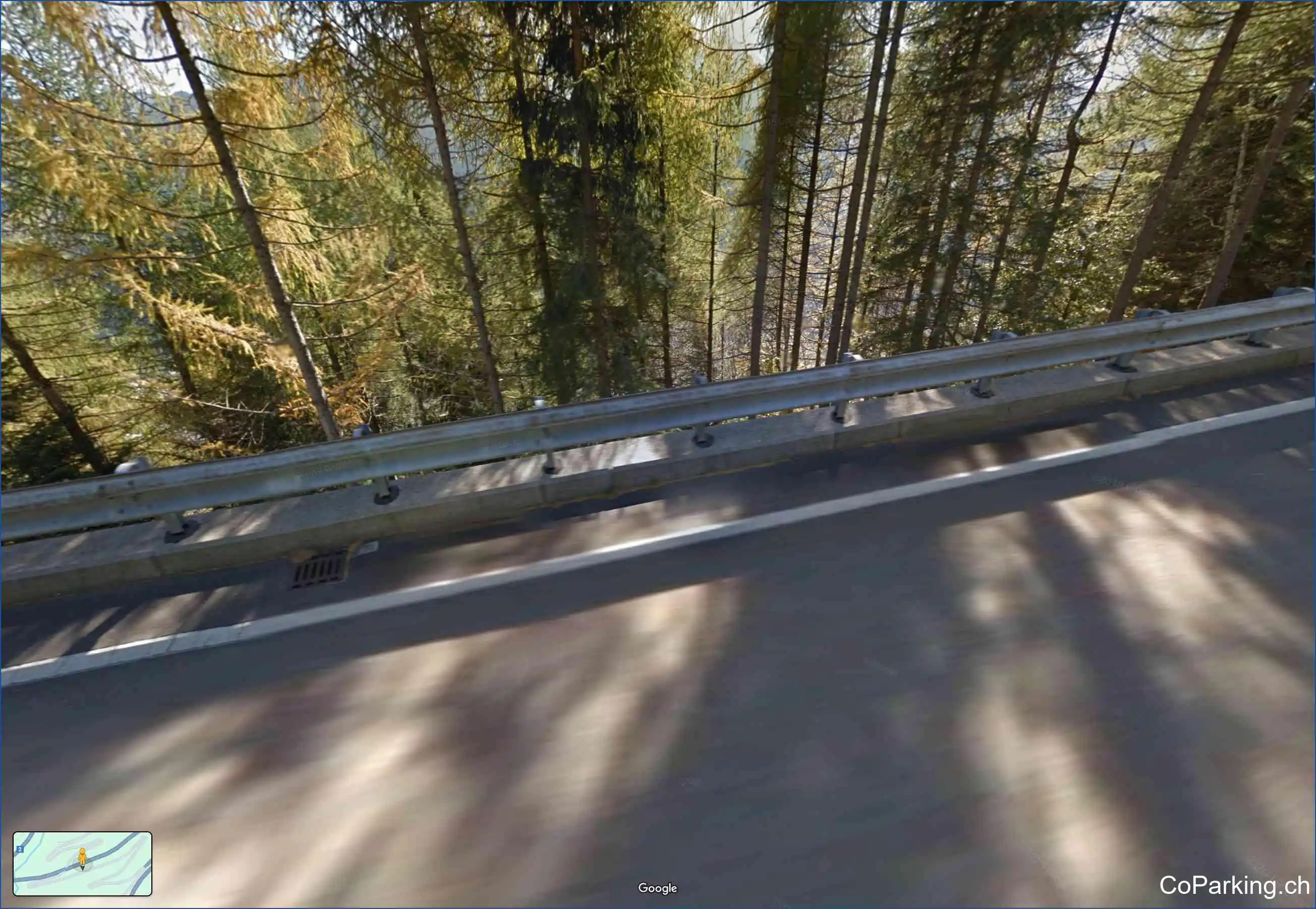 Parking Nuova strada del Passo del San Gottardo, Nuova strada del Passo, Airolo, 6780