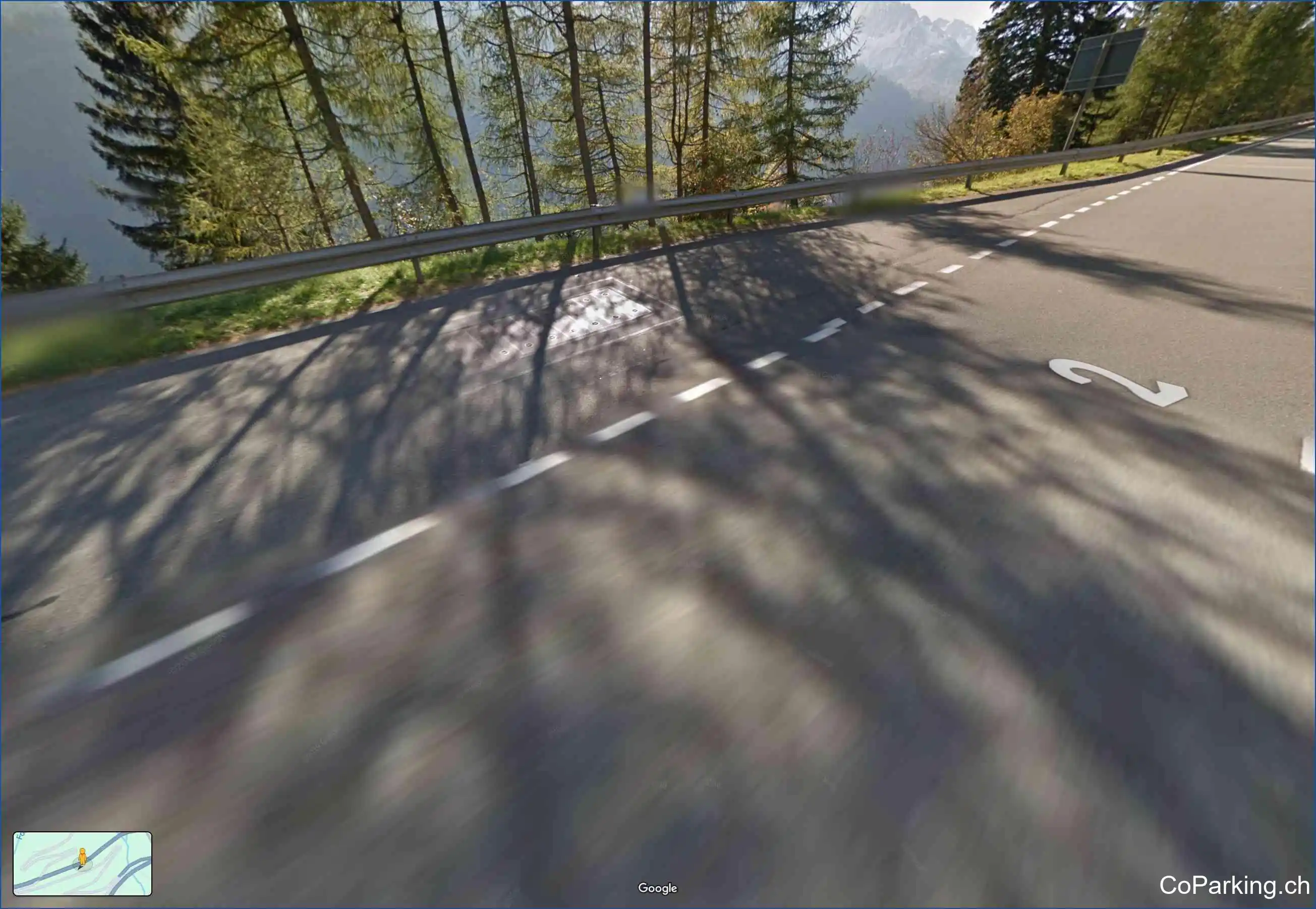 Parking Nuova strada del Passo del San Gottardo, Nuova strada del Passo del San Gottard, Airolo, 6780