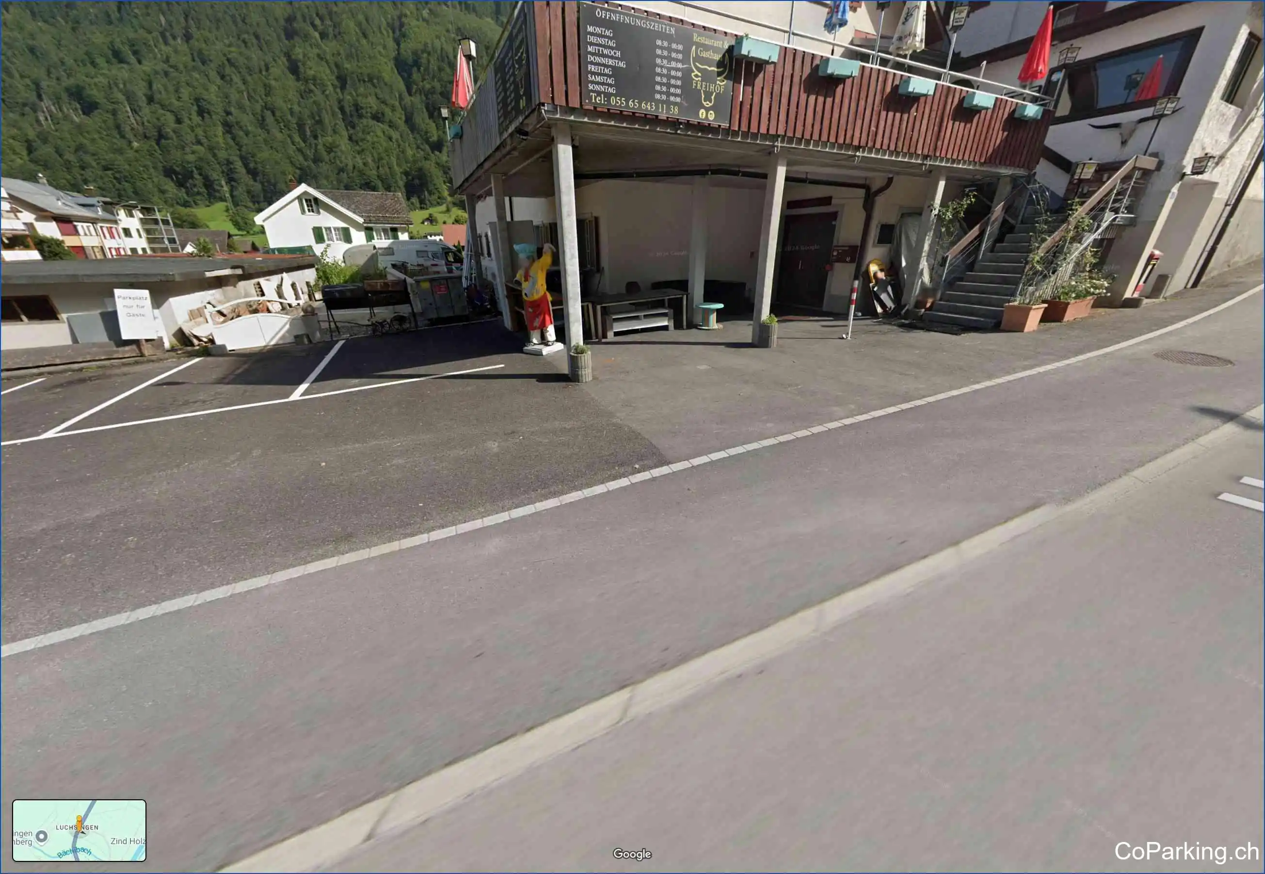 Parking Hauptstr., Hauptstrasse, Luchsingen, 8775