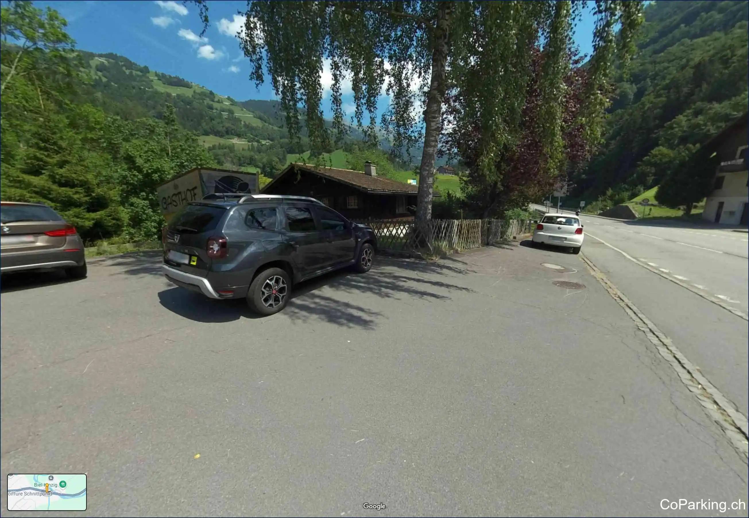 Parking Rest. Brügg, Klausenstrasse, Bürglen (UR), 6463