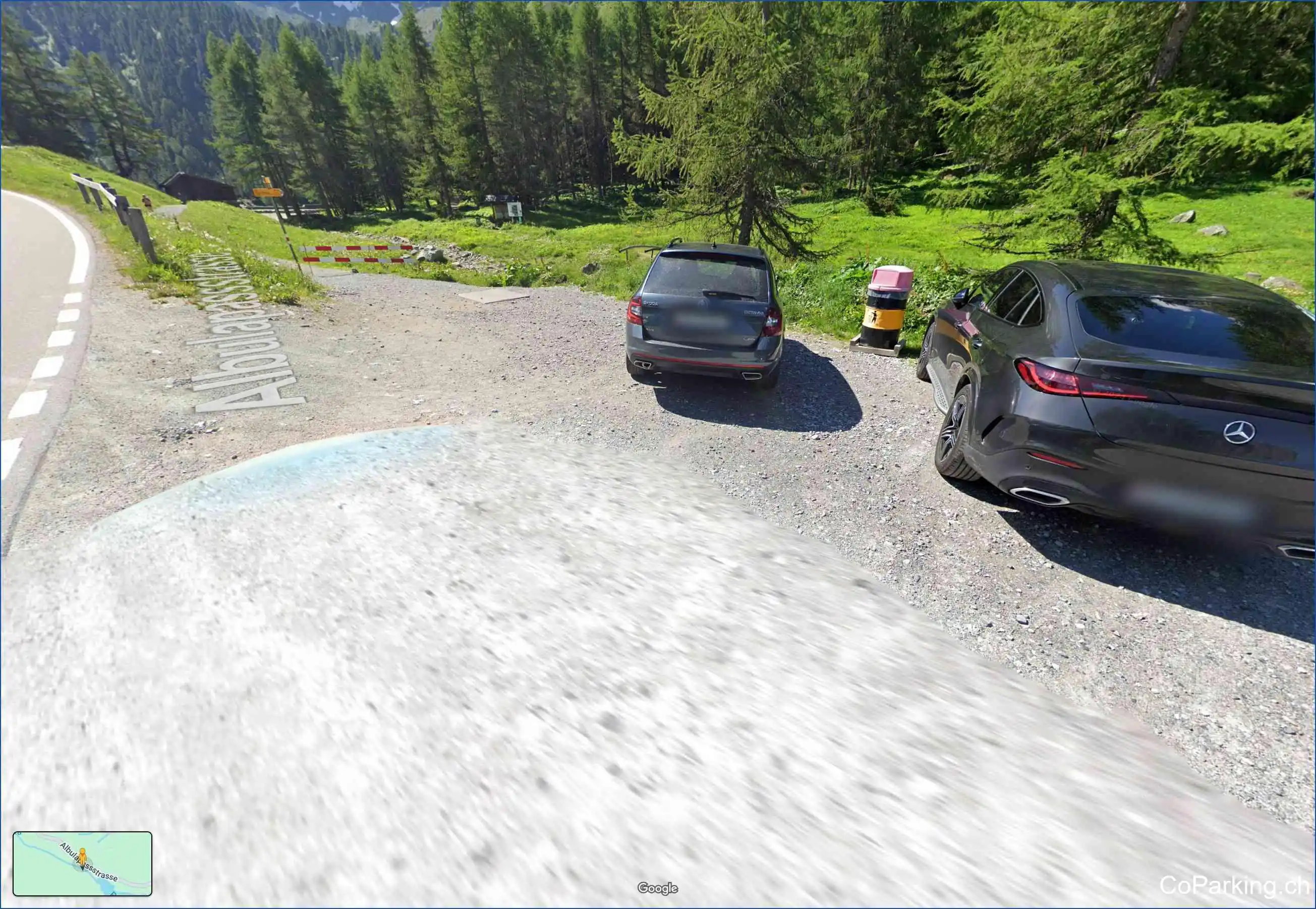 Parking Albulapass-Str., Albulapassstrasse, Bergün - La-Punt, 7482
