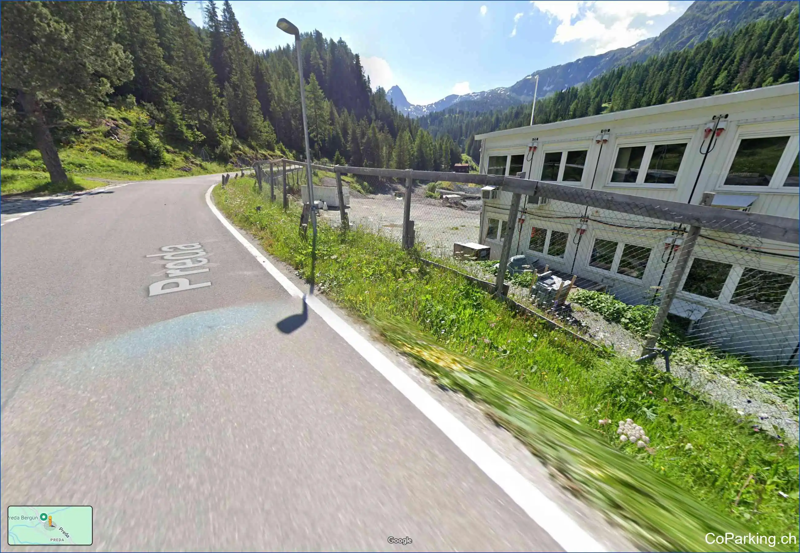 Parking Hotel Preda Kulm, Albulapassstrasse, Bergün - La-Punt, 7482