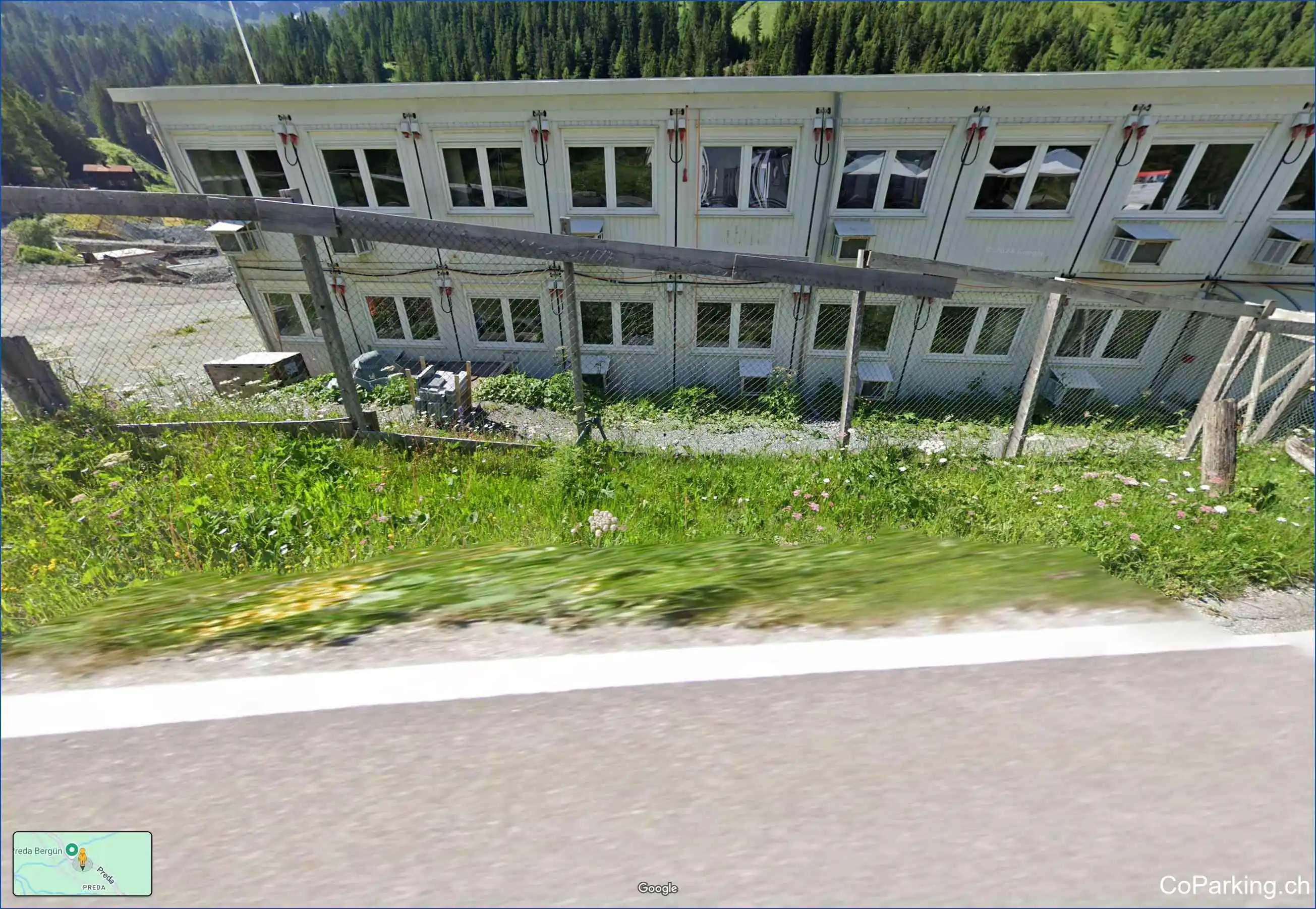 Parking Hotel Preda Kulm, Albulapassstrasse, Bergün - La-Punt, 7482