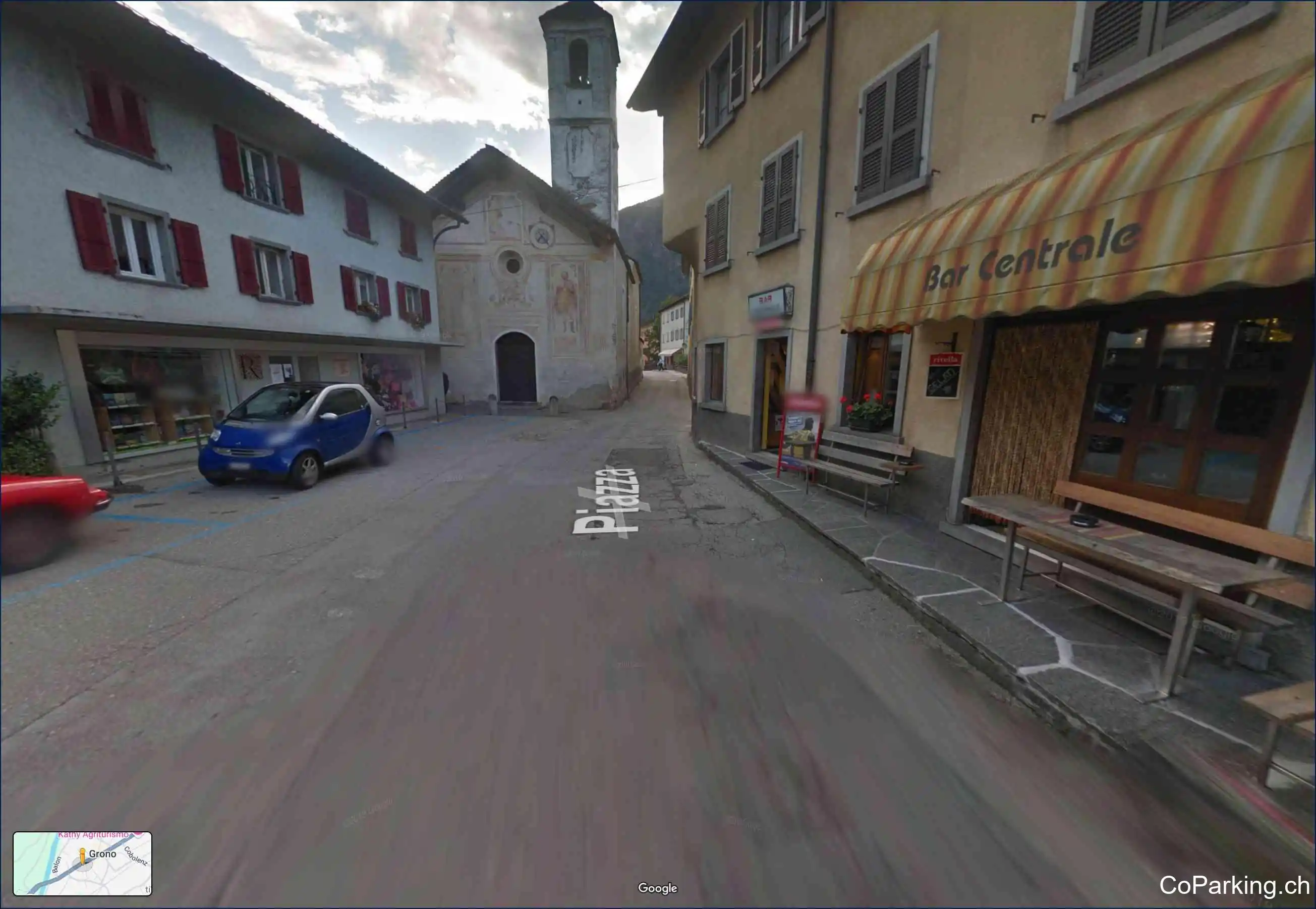 Parking Via Cantonale, Via Cantonale, Grono, 6537