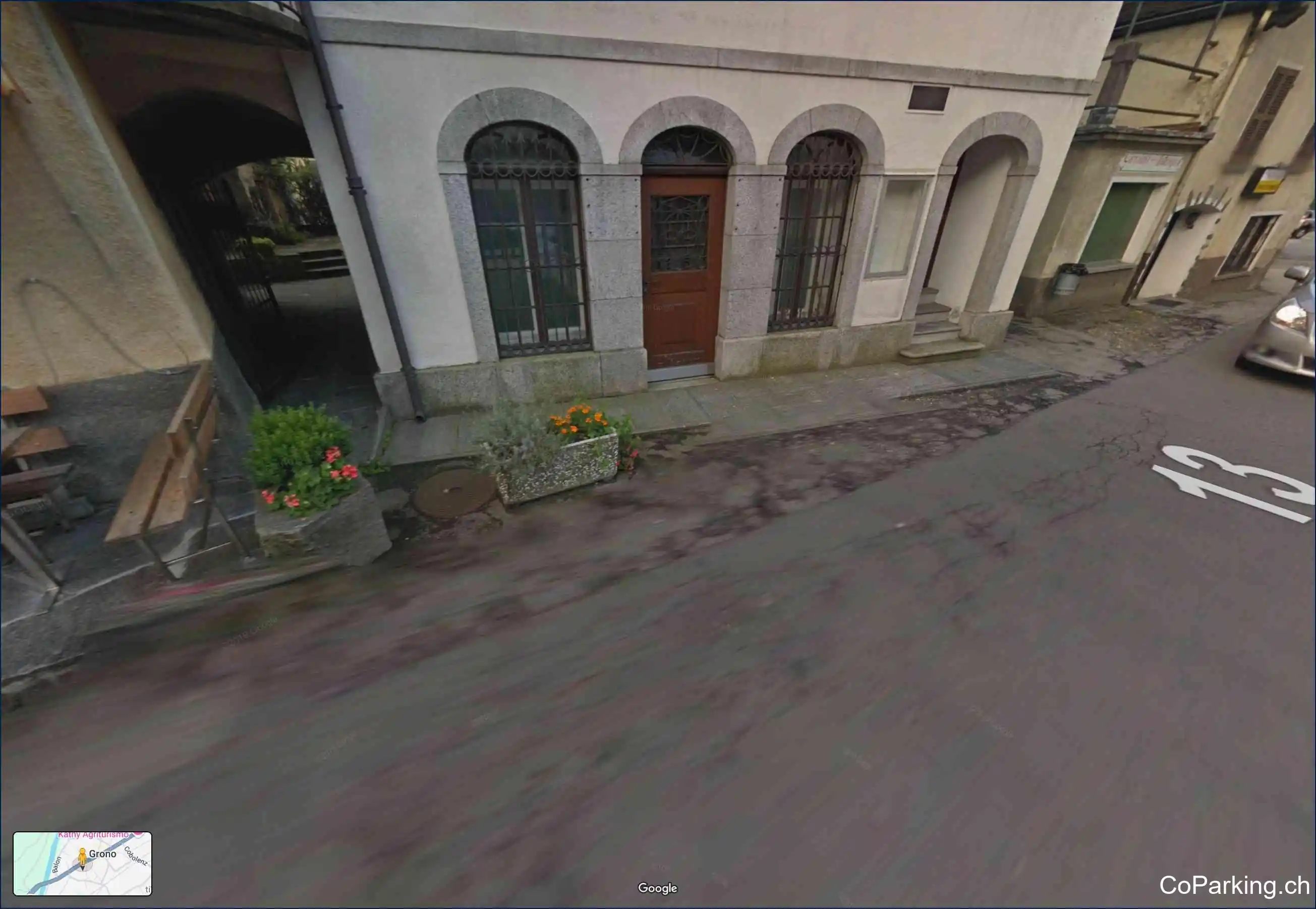 Parking Via Cantonale, Via Cantonale, Grono, 6537