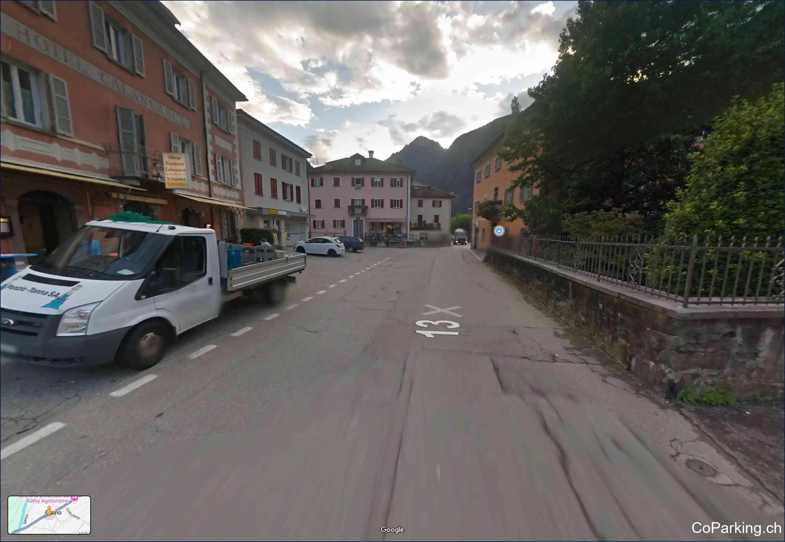 Parking Via Cantonale, Via Cantonale, Grono, 6537