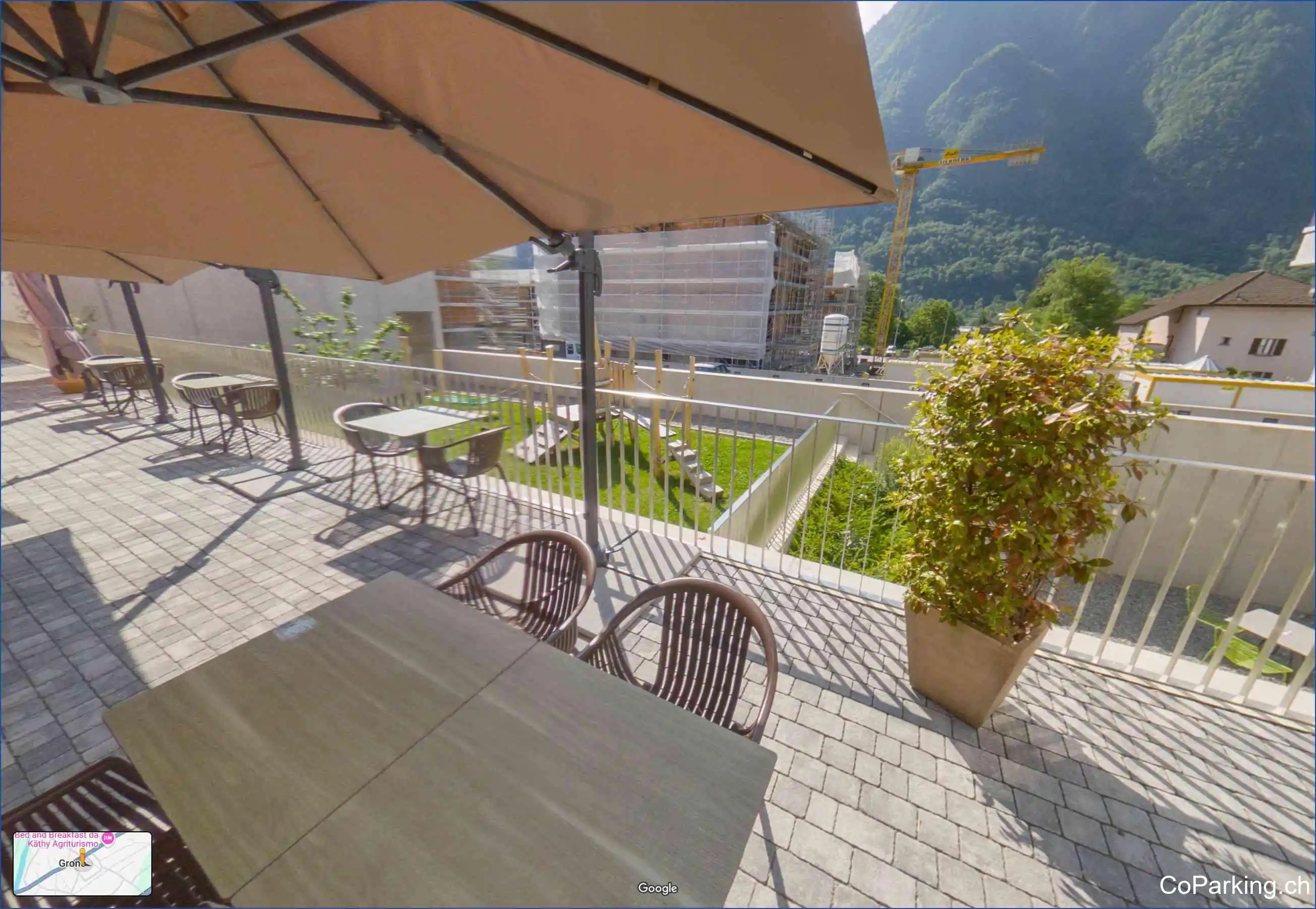 Parking Ristorante Vecchia Birreria, Via Cantonale, Grono, 6537