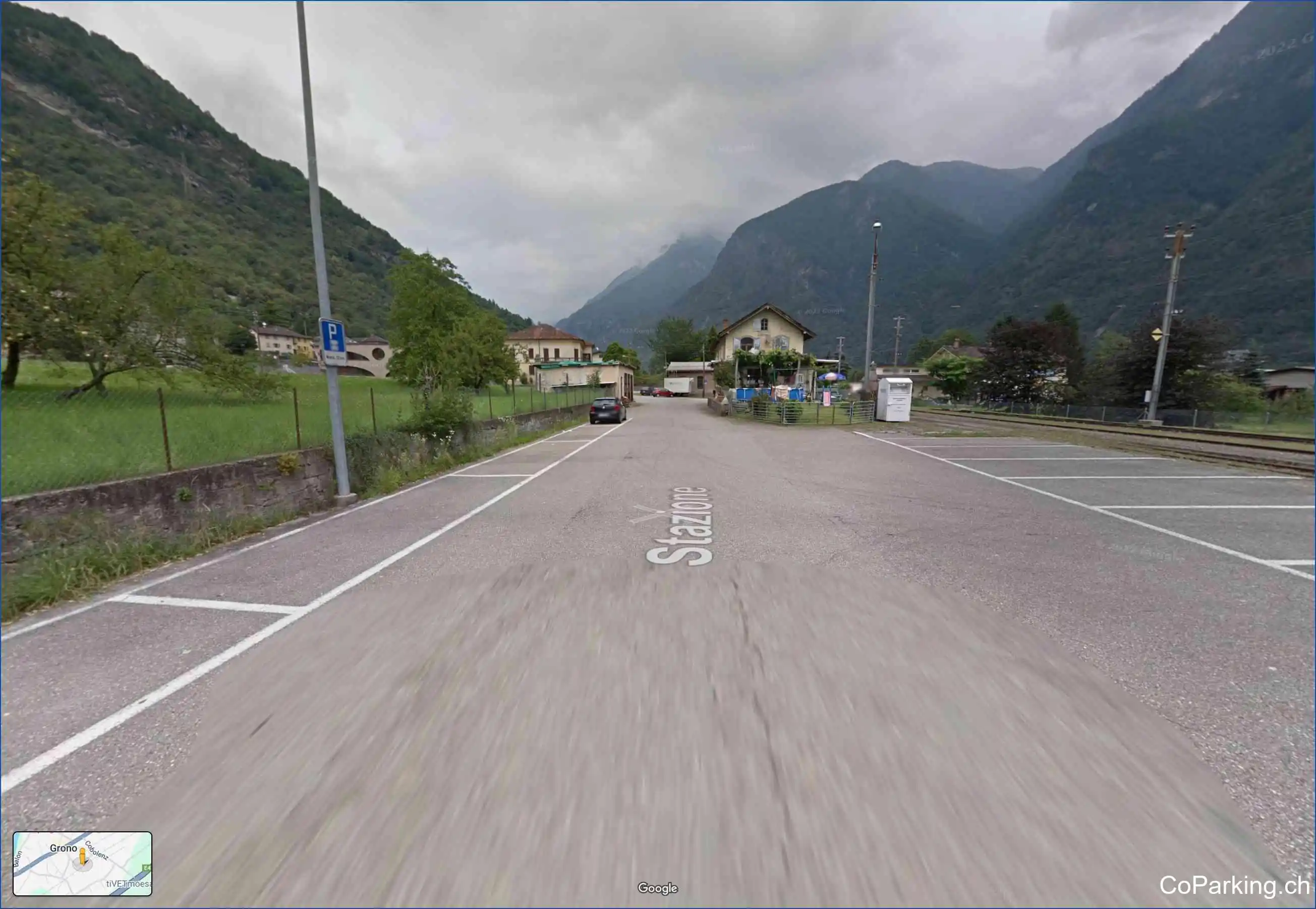 Parking Via alla Stazione, Via alla Stazione, Grono, 6537