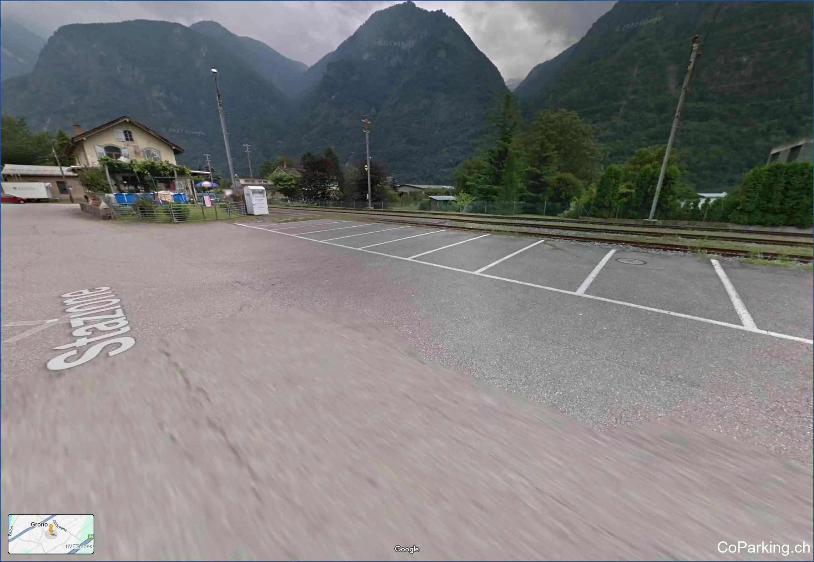 Parking Via alla Stazione, Via alla Stazione, Grono, 6537