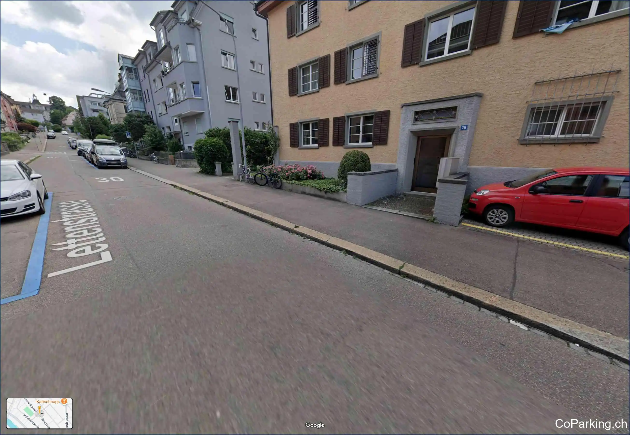 Parking Lettenstr., Lettenstrasse, Zürich, 8037