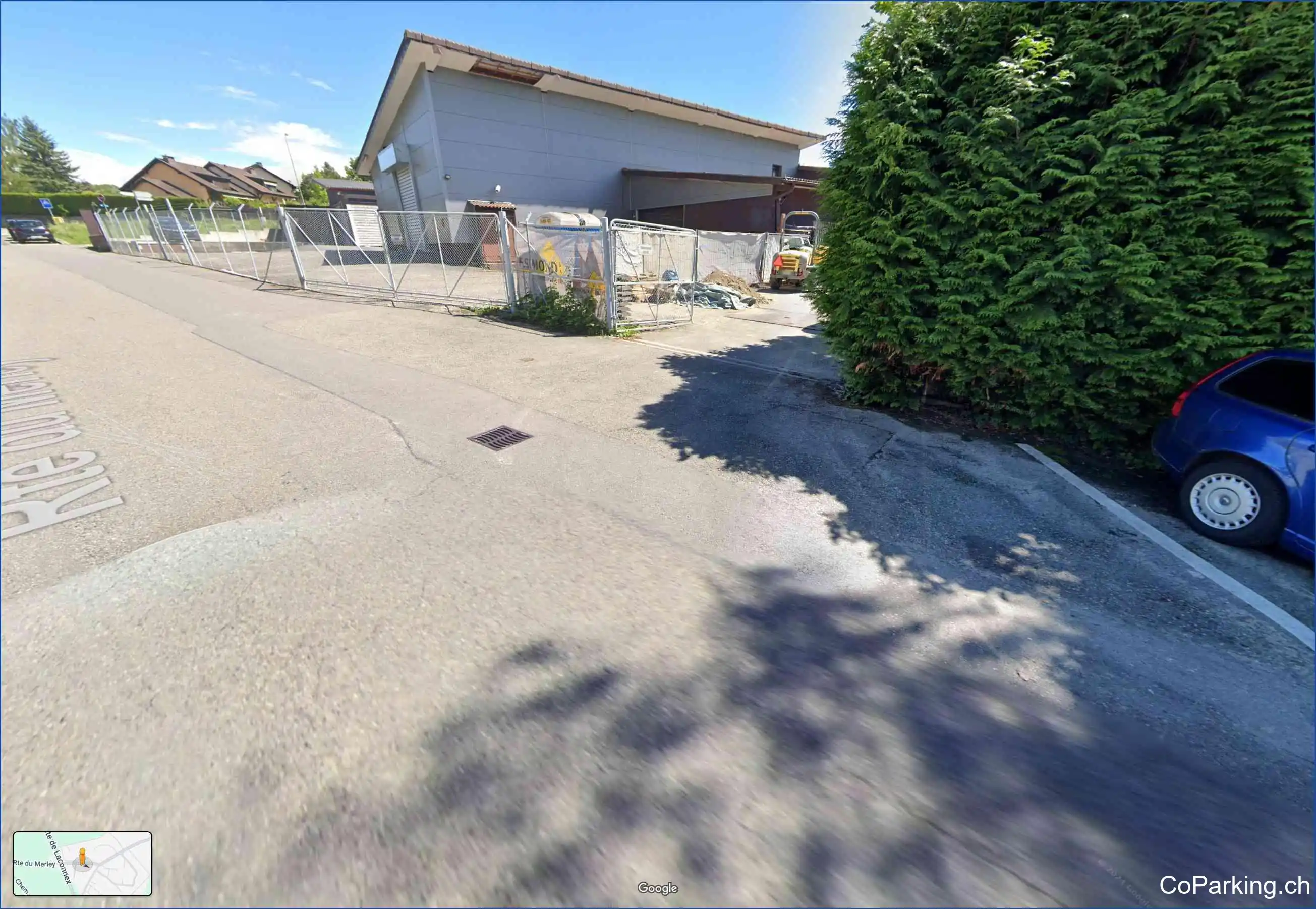Parking Route du Merley, Route du Merley, Bernex, 1233
