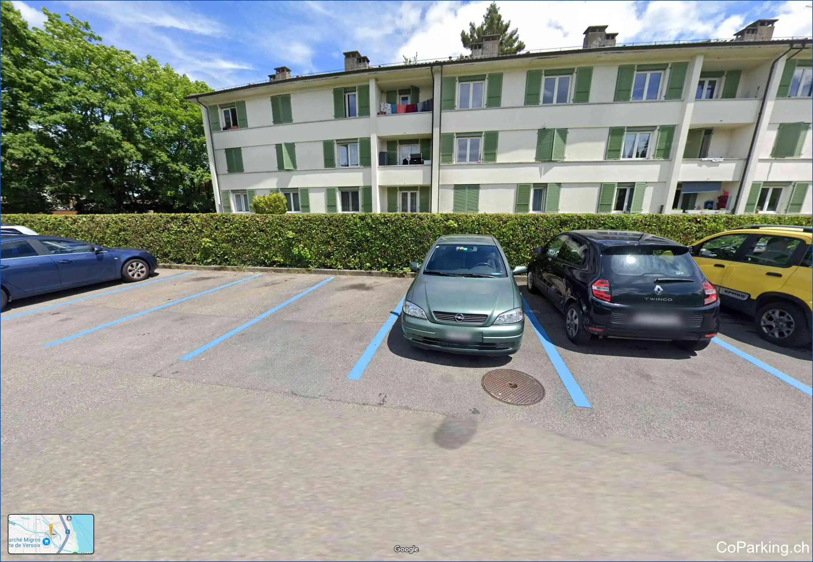 Parking Rue du Vieux-Moulin, Rue du Vieux-Moulin, Versoix, 1290