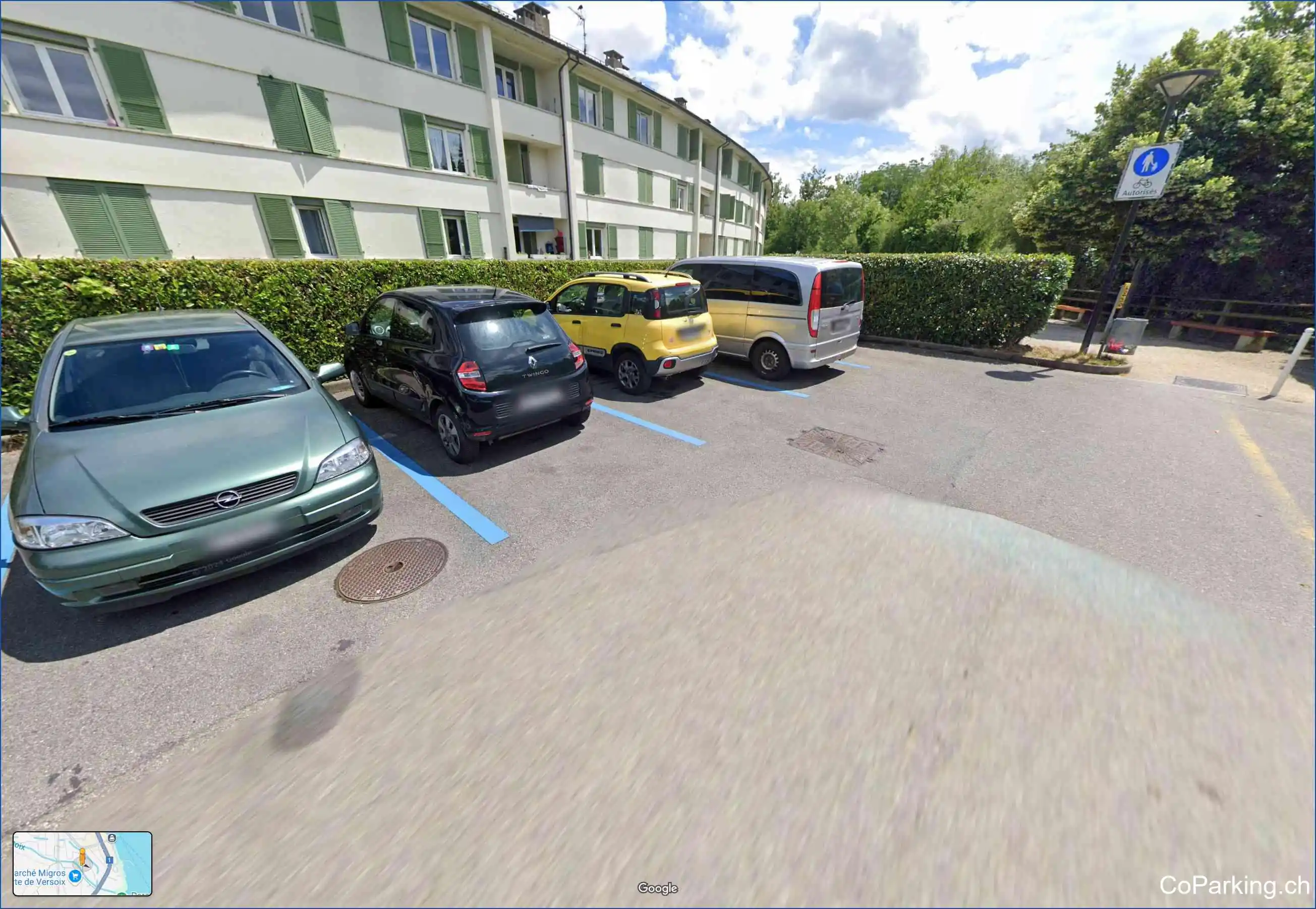 Parking Rue du Vieux-Moulin, Rue du Vieux-Moulin, Versoix, 1290
