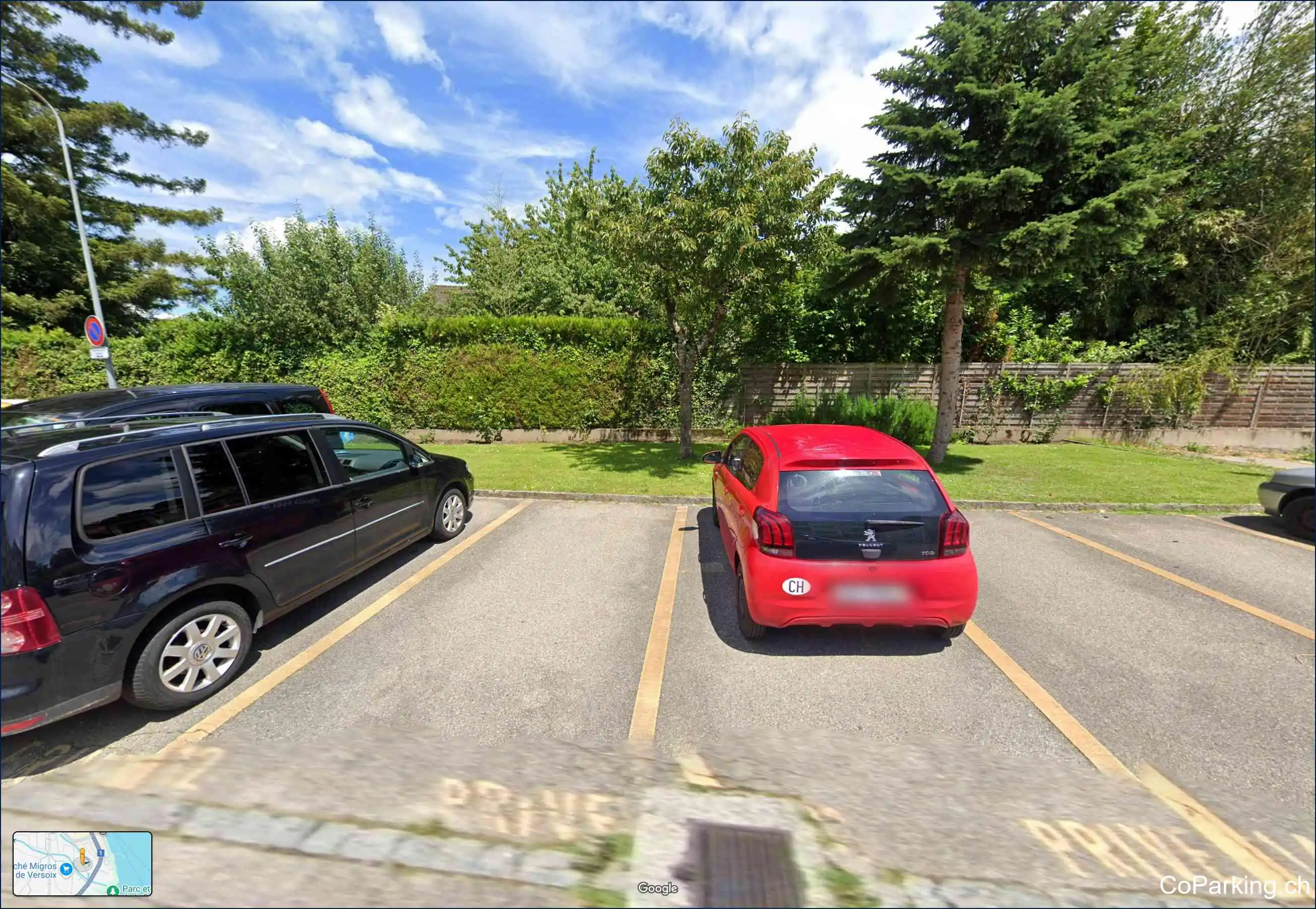 Parking Rue du Vieux-Moulin, Rue du Vieux-Moulin, Versoix, 1290