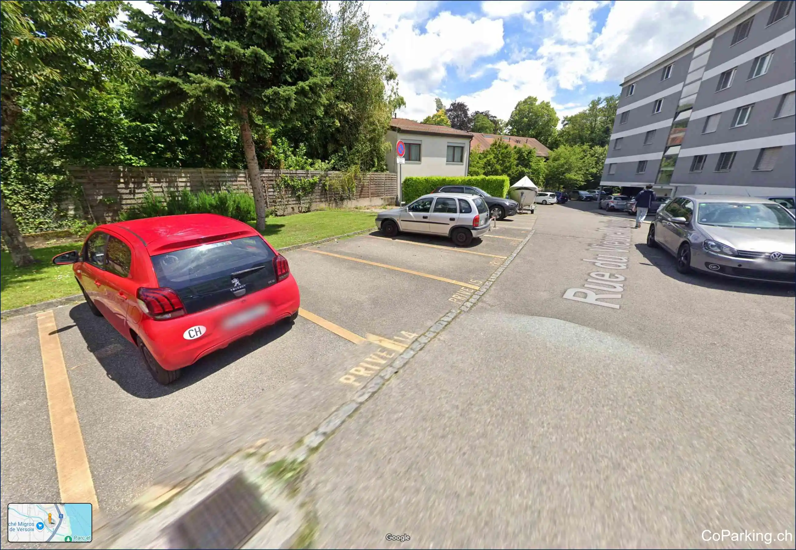 Parking Rue du Vieux-Moulin, Rue du Vieux-Moulin, Versoix, 1290