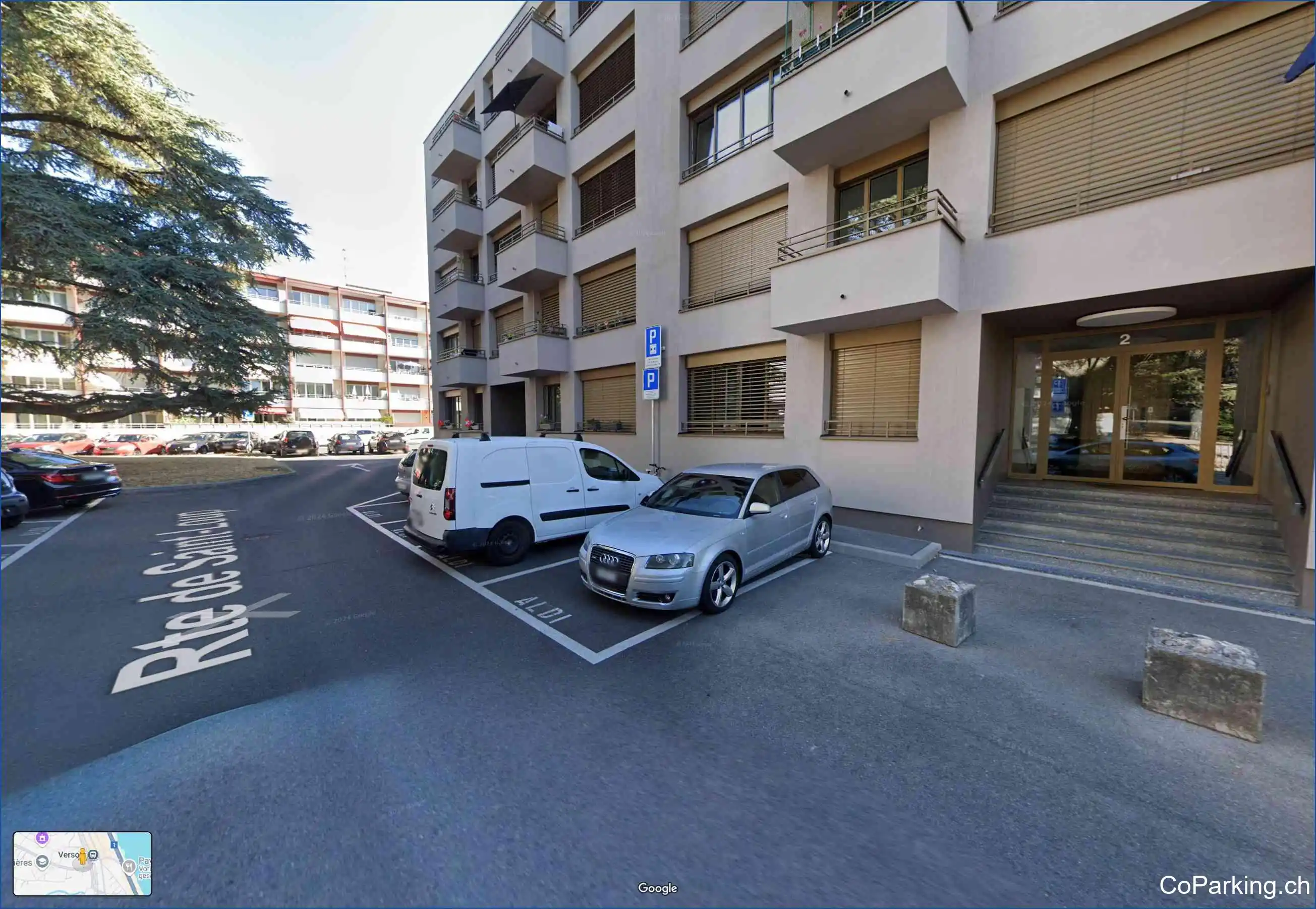 Parking ALDI, Route de Saint-Loup, Versoix, 1290