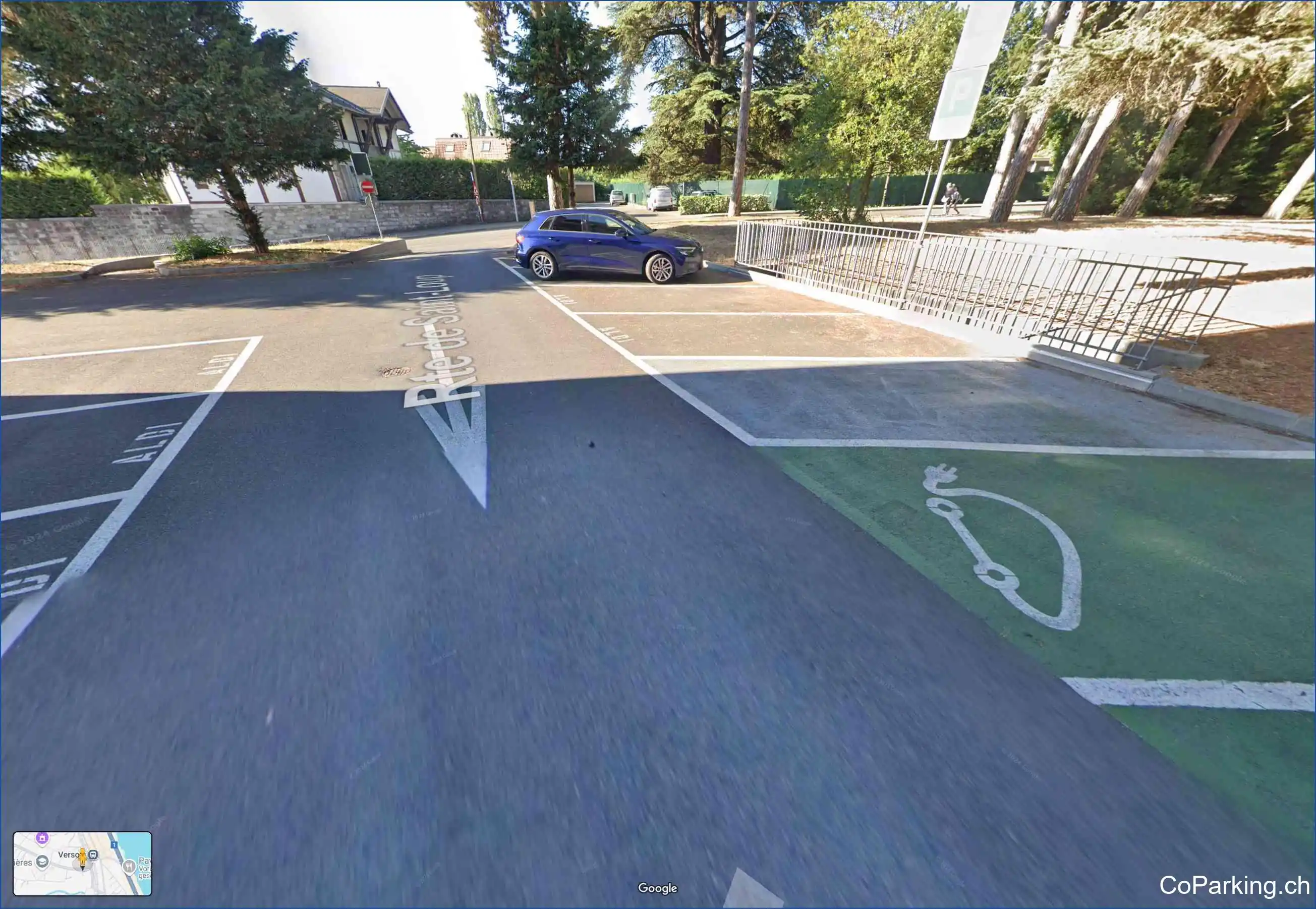 Parking ALDI, Route de Saint-Loup, Versoix, 1290