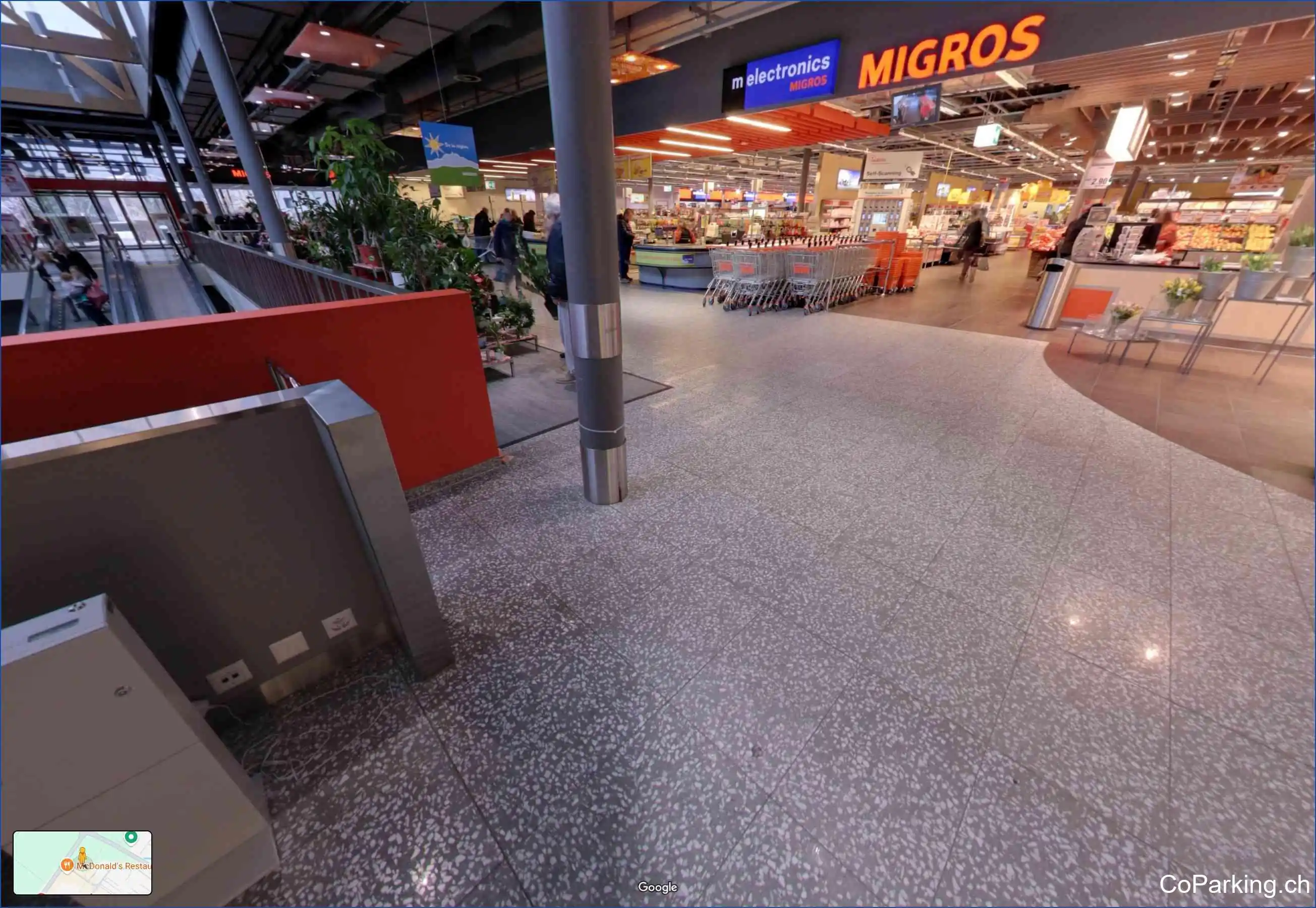 Parking Migros Supermarket, Chemin de la Fontaine, Nyon, 1260