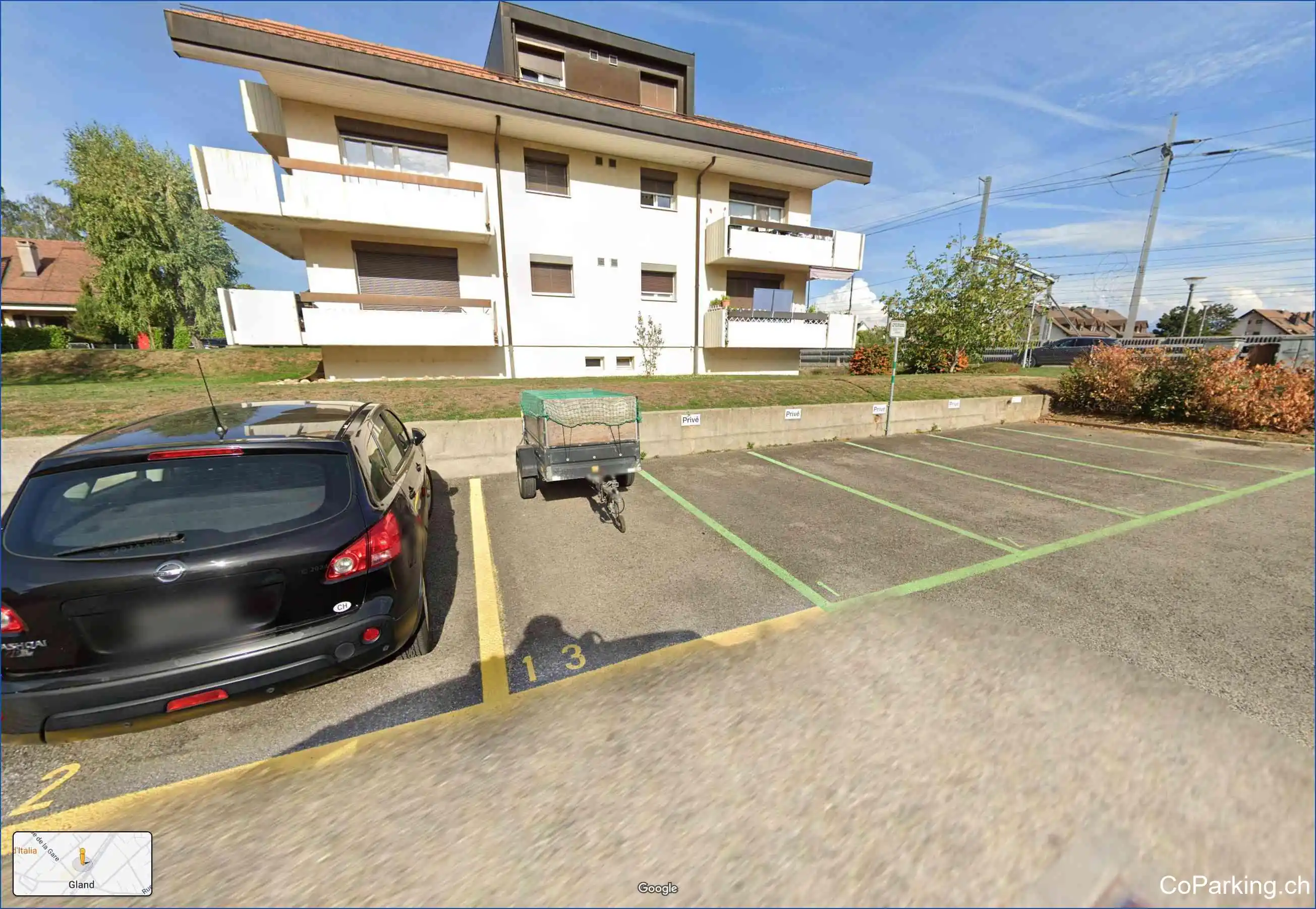 Parking Ch. du Lavasson, Chemin du Lavasson, Gland, 1196