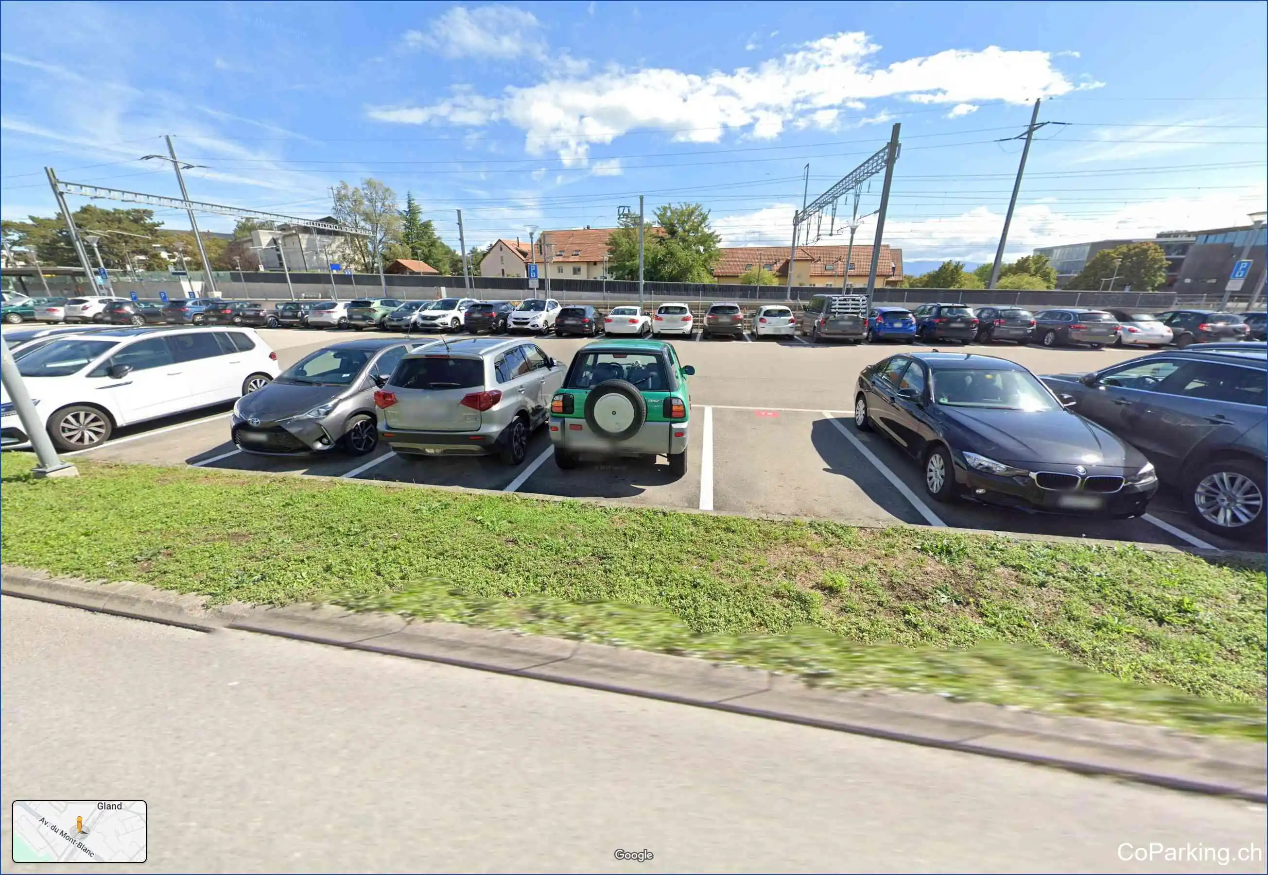 Parking P+R Gland CFF, Avenue du Mont-Blanc, Gland, 1196