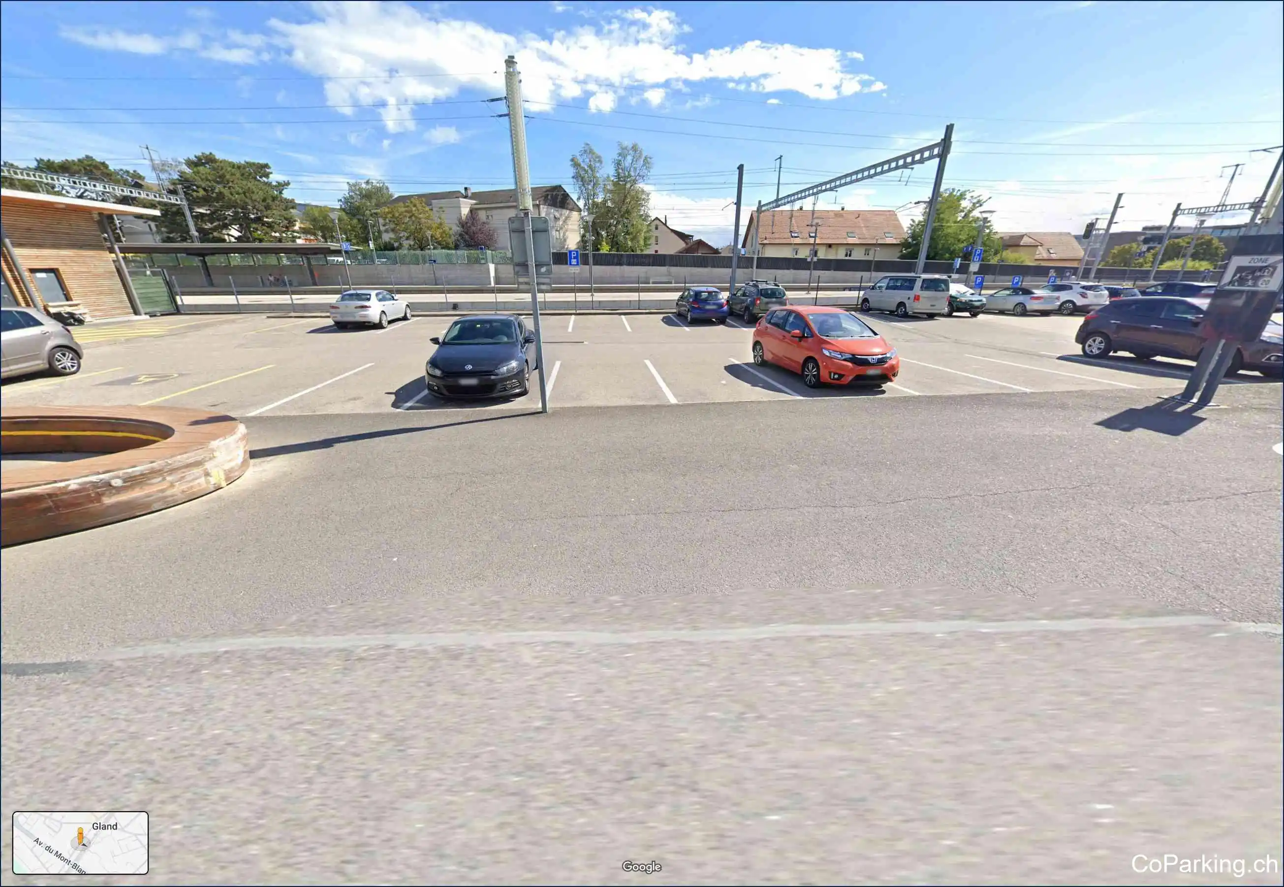Parking P+R Gland CFF, Avenue du Mont-Blanc, Gland, 1196