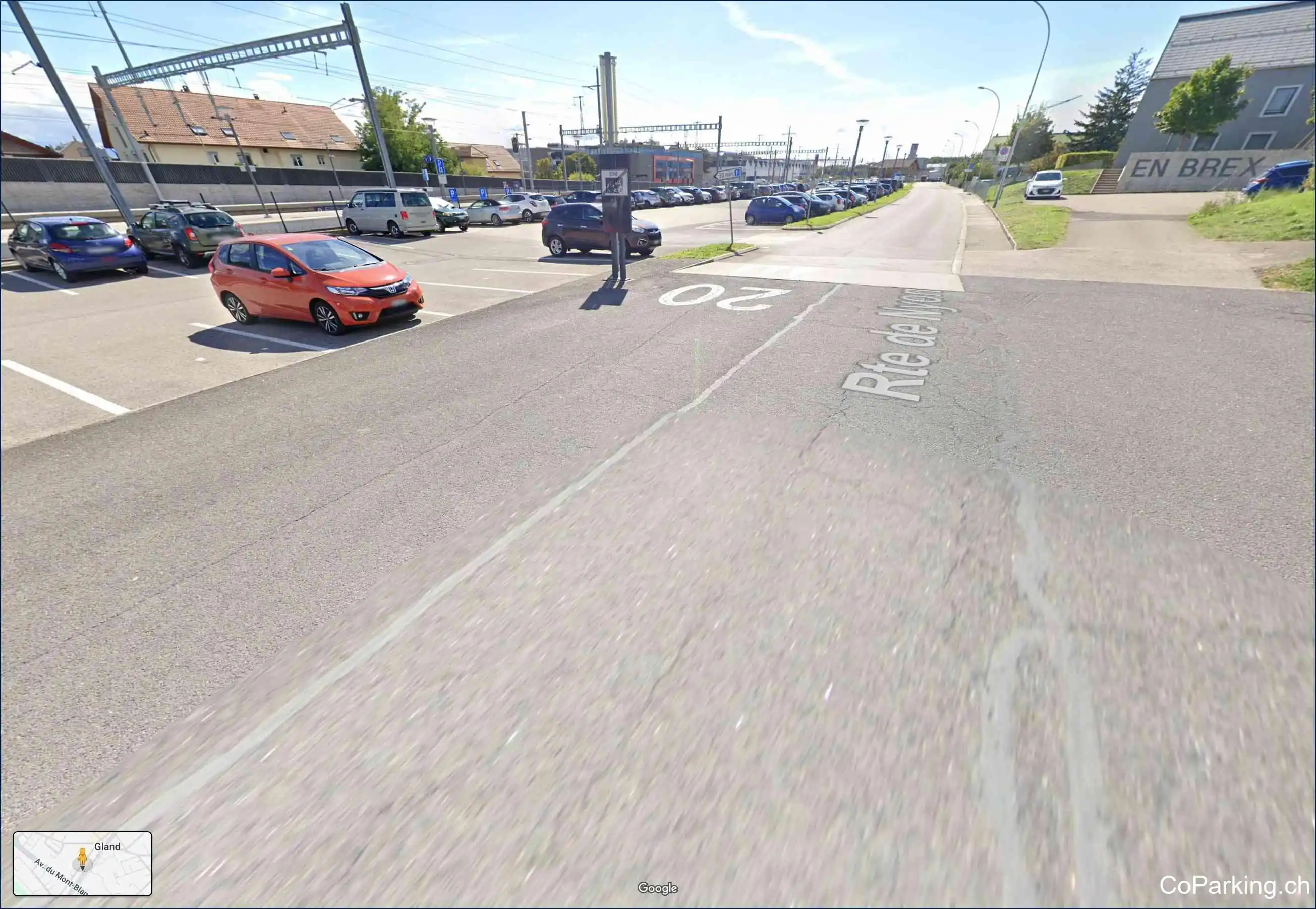 Parking P+R Gland CFF, Avenue du Mont-Blanc, Gland, 1196