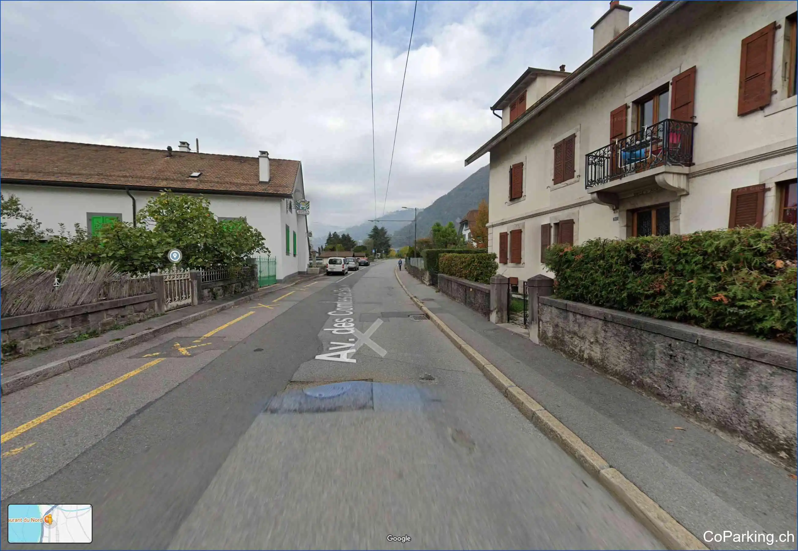 Parking Ave. Comtes de Savoie, Avenue Comtes de Savoie, Villeneuve (VD), 1844