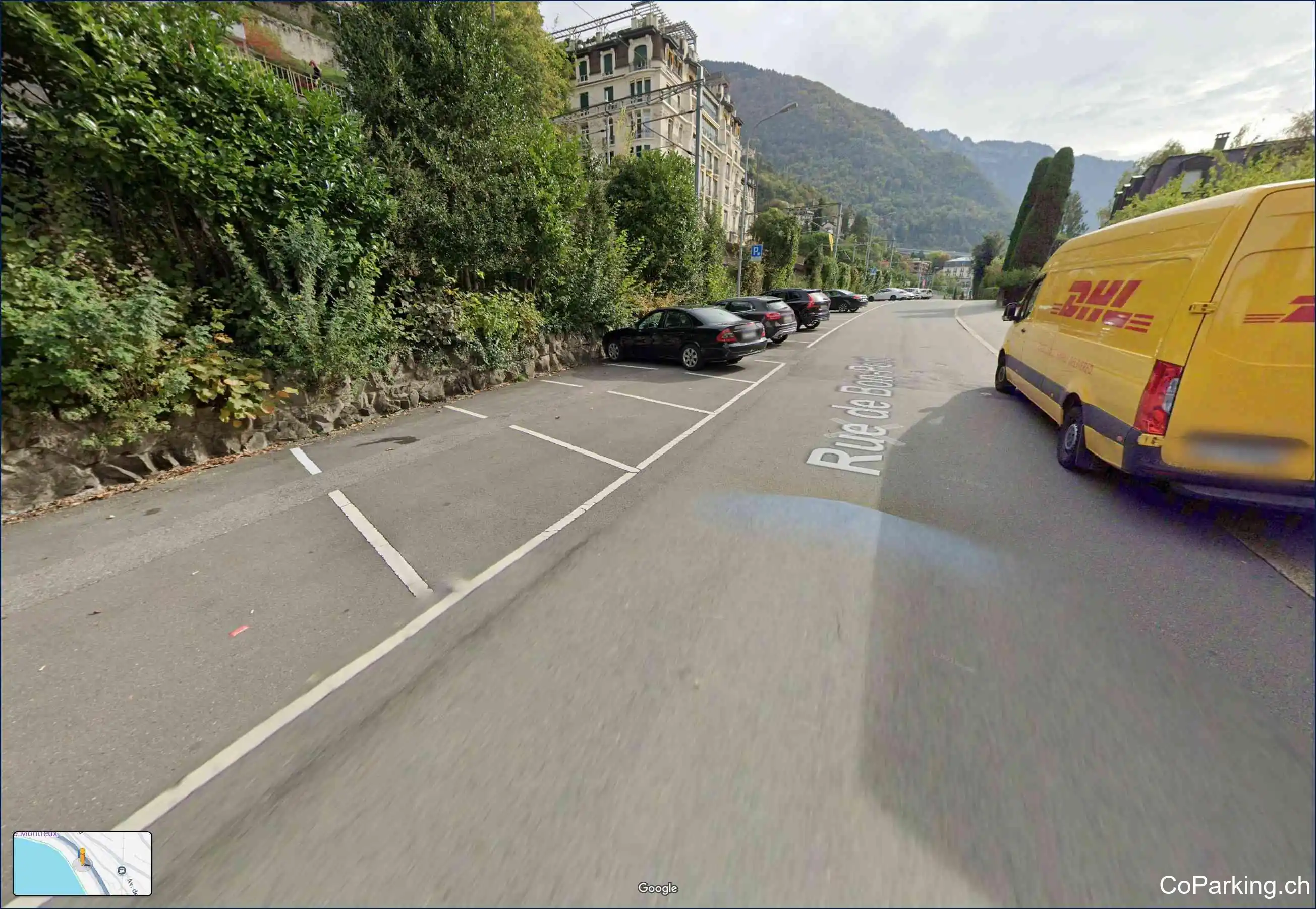 Parking Rue de Bon-Port, Rue de Bon-Port, Territet, 1820