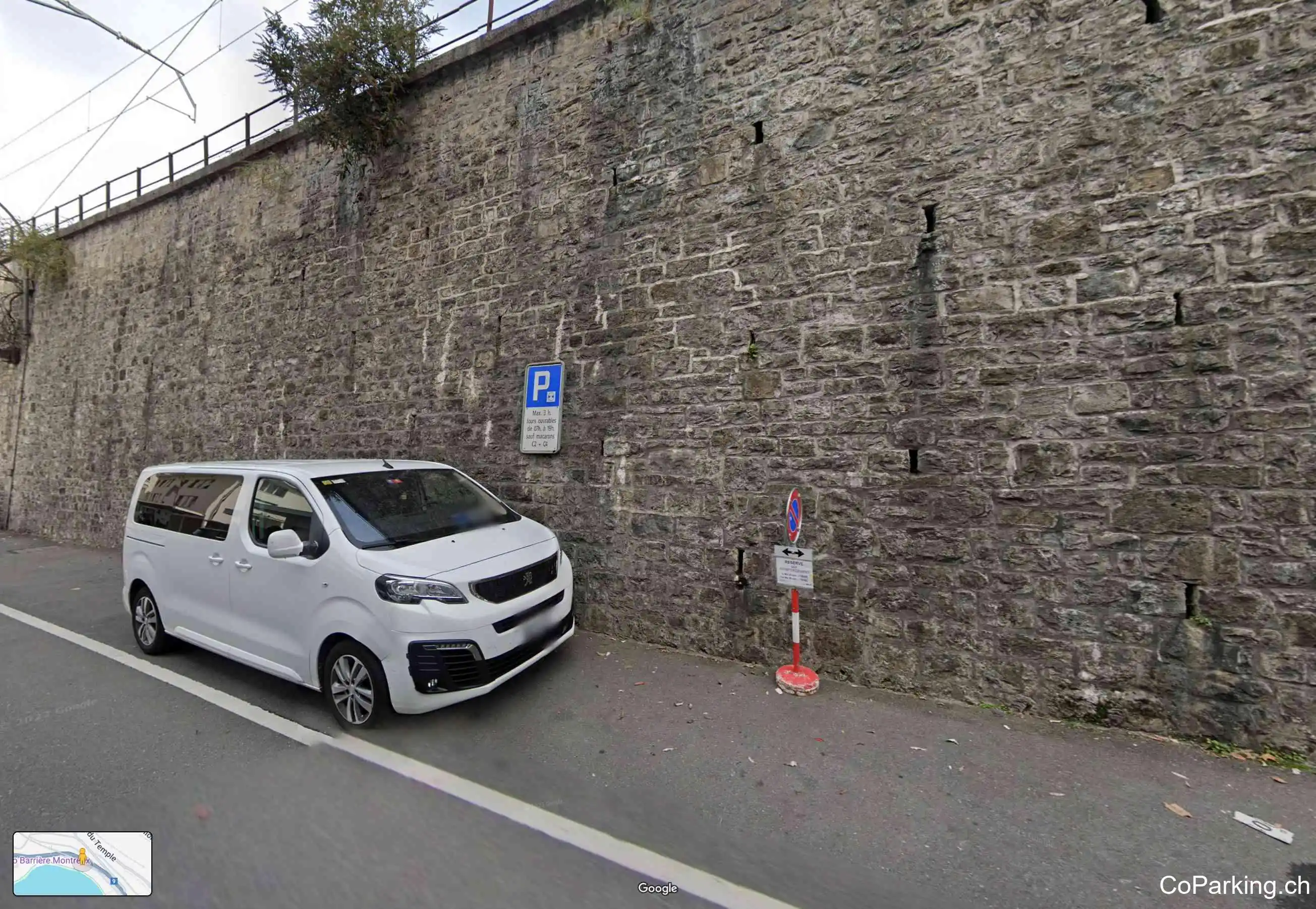 Parking Rue de Bon-Port, Rue de Bon-Port, Territet, 1822