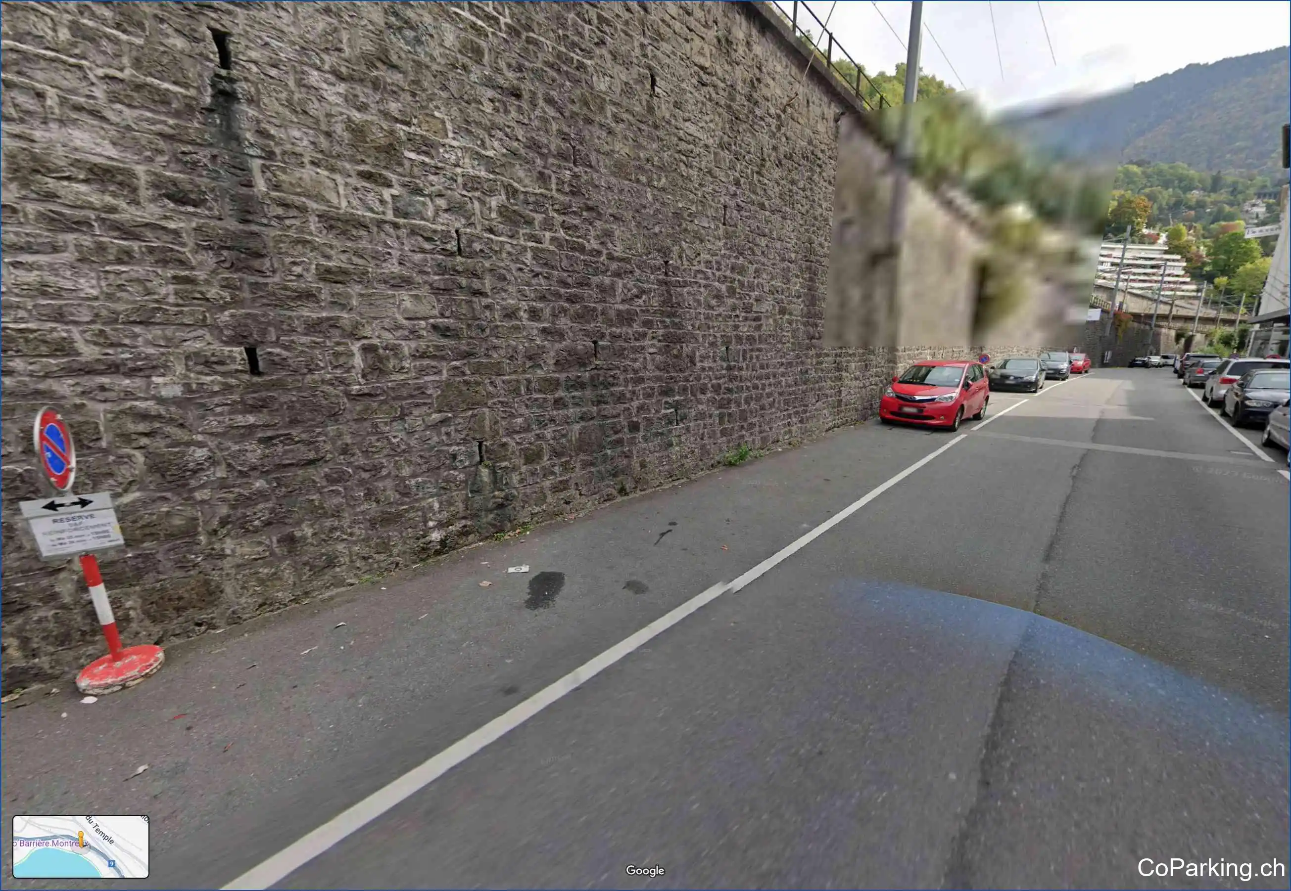 Parking Rue de Bon-Port, Rue de Bon-Port, Territet, 1822