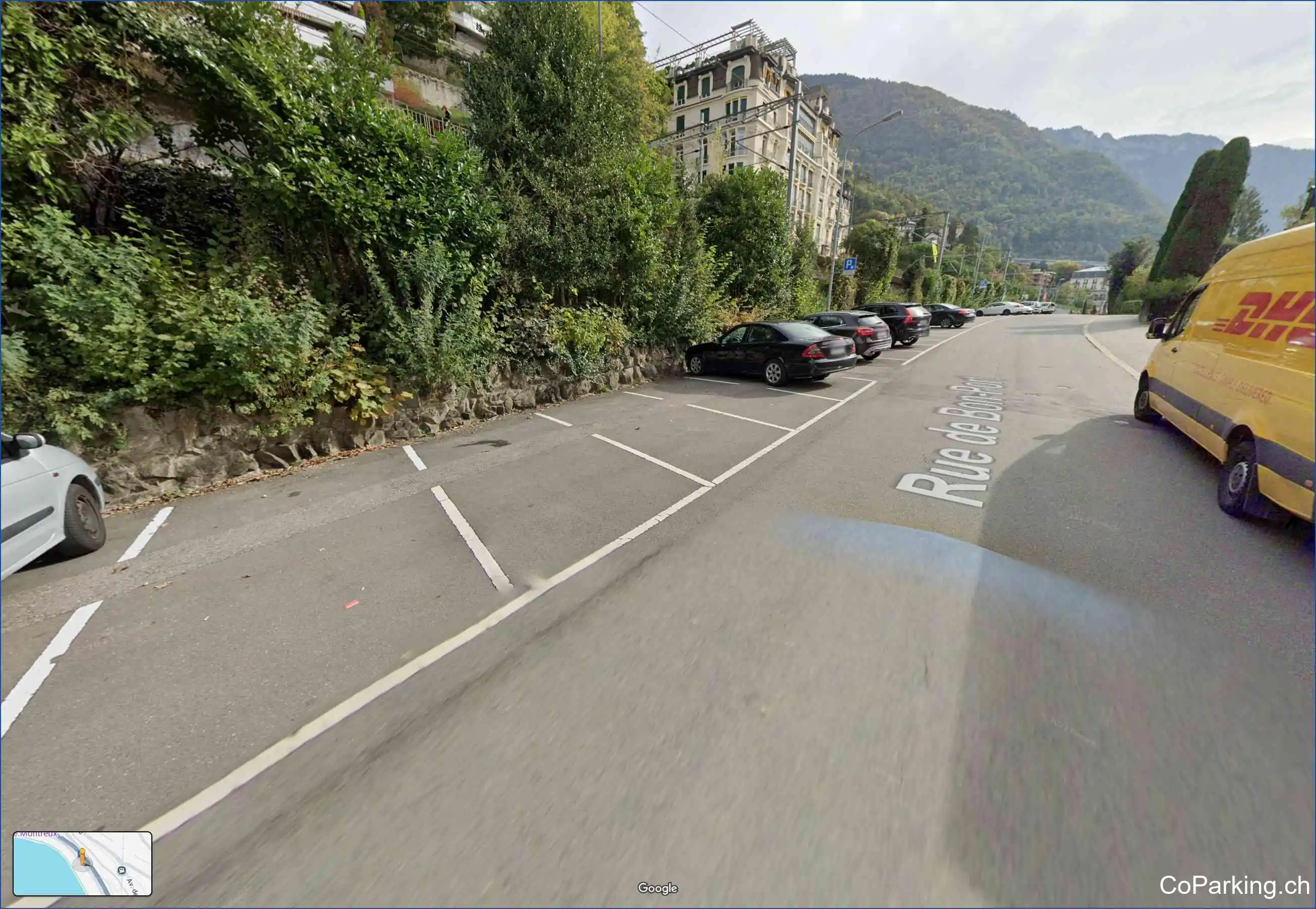 Parking Rue de Bon-Port, Rue de Bon-Port, Territet, 1820
