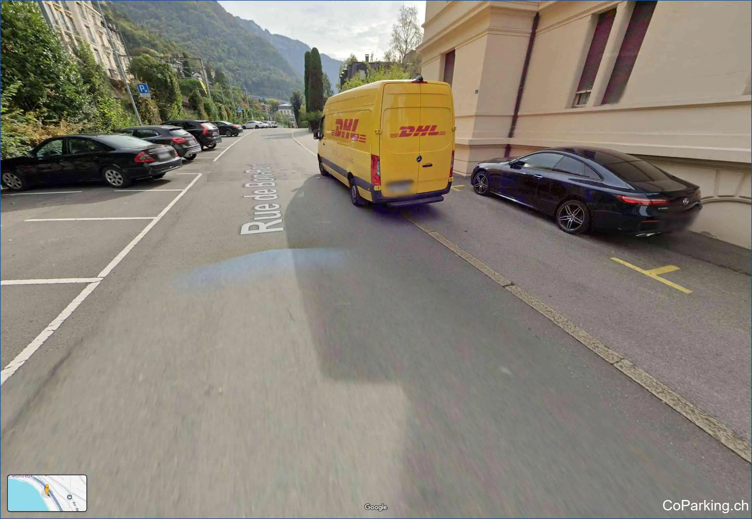 Parking Rue de Bon-Port, Rue de Bon-Port, Territet, 1820