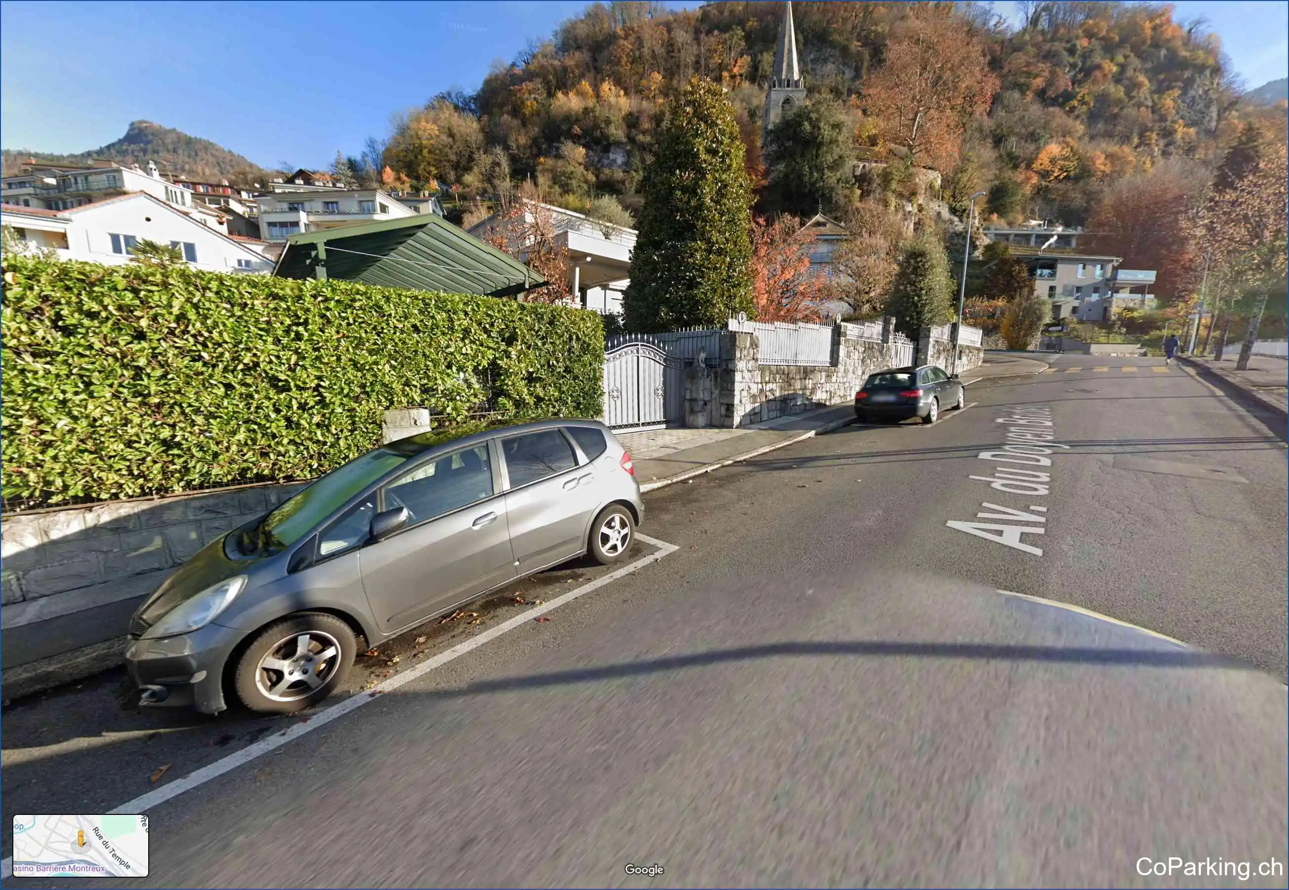 Parking Ave. du Doyen Bridel, Avenue du Doyen Bridel, Montreux, 1822